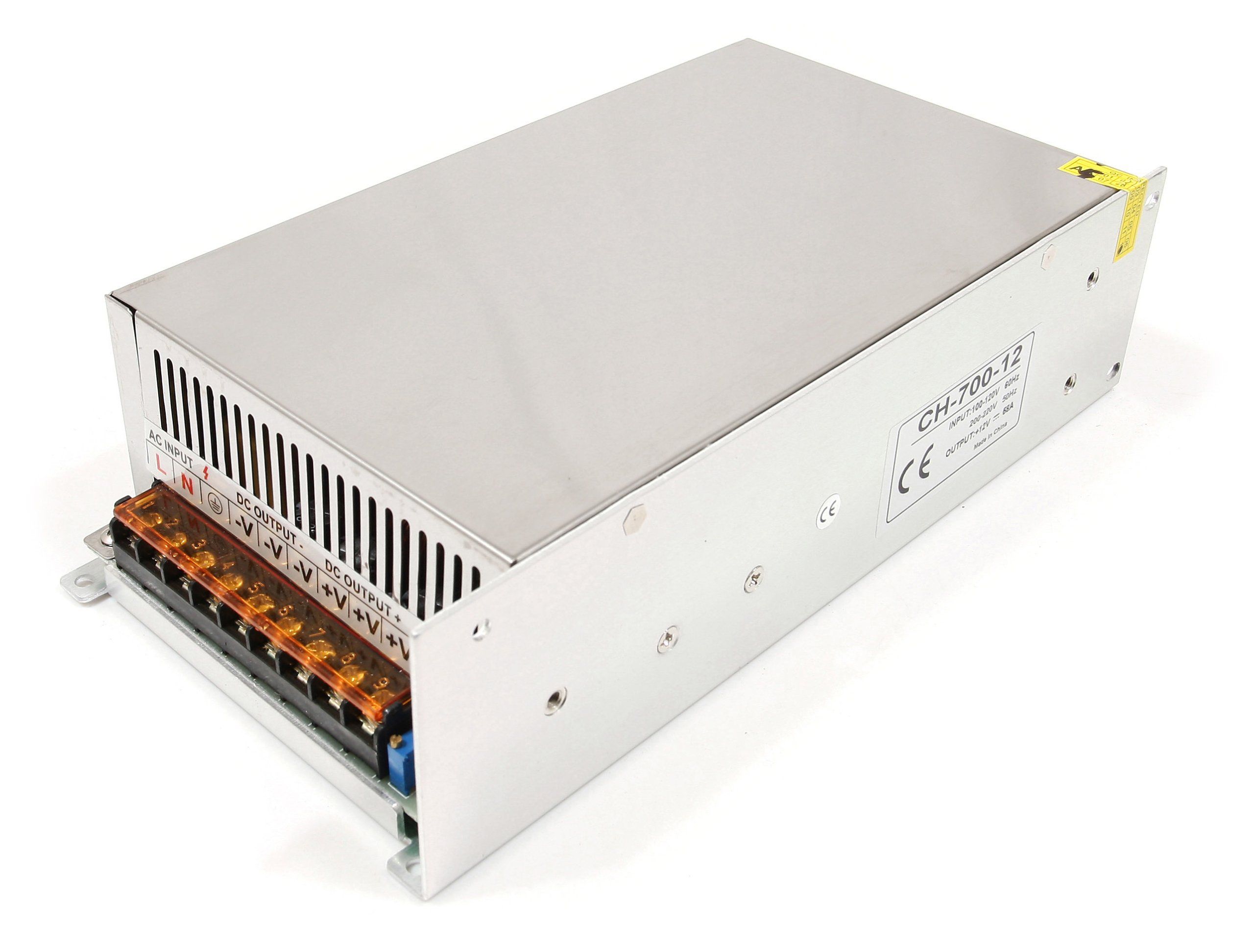  Maitinimo šaltinis 12v 120w 10a ip20 slim led juostoms, cctv