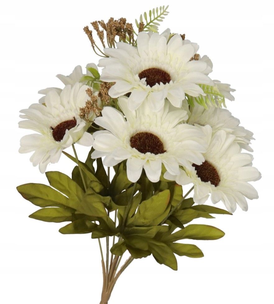  Mākslīgie ziedi kā dzīvs gerbera 50cm kvalitāti premium