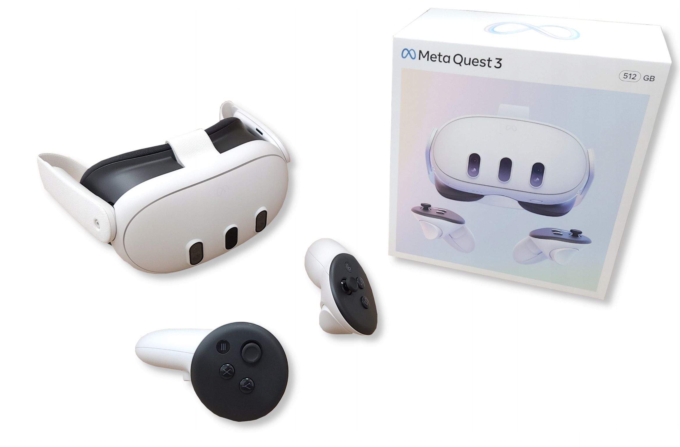  Akiniai oculus vr meta quest 3 512gb 2 nintendo switch valdikliai eu