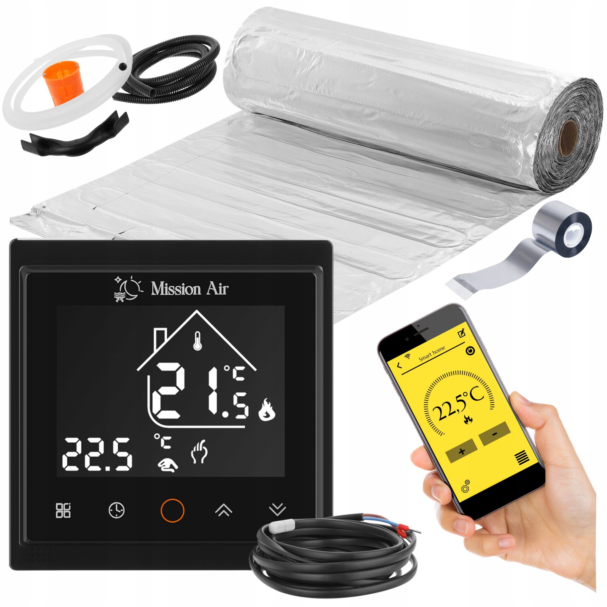  Komplekt soojenduspadi paneelide all mal-160w/m² 4m²