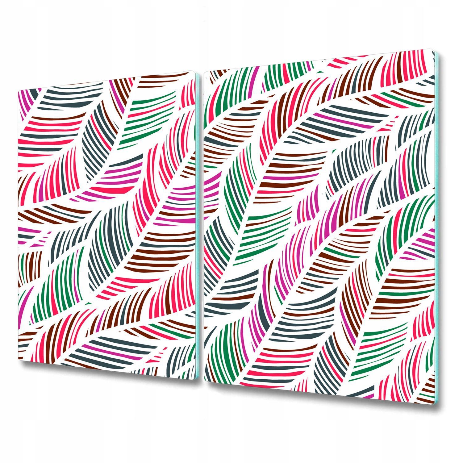  Cutting table glass painting prickly pear 2x30x52 cm