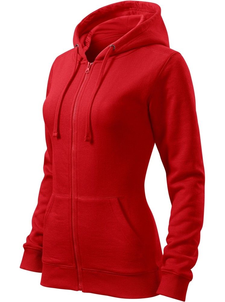  Malfini tendencijas zipper 411 moteriškas džemperis kengūros su reguliuojamu gobtuvu xxl