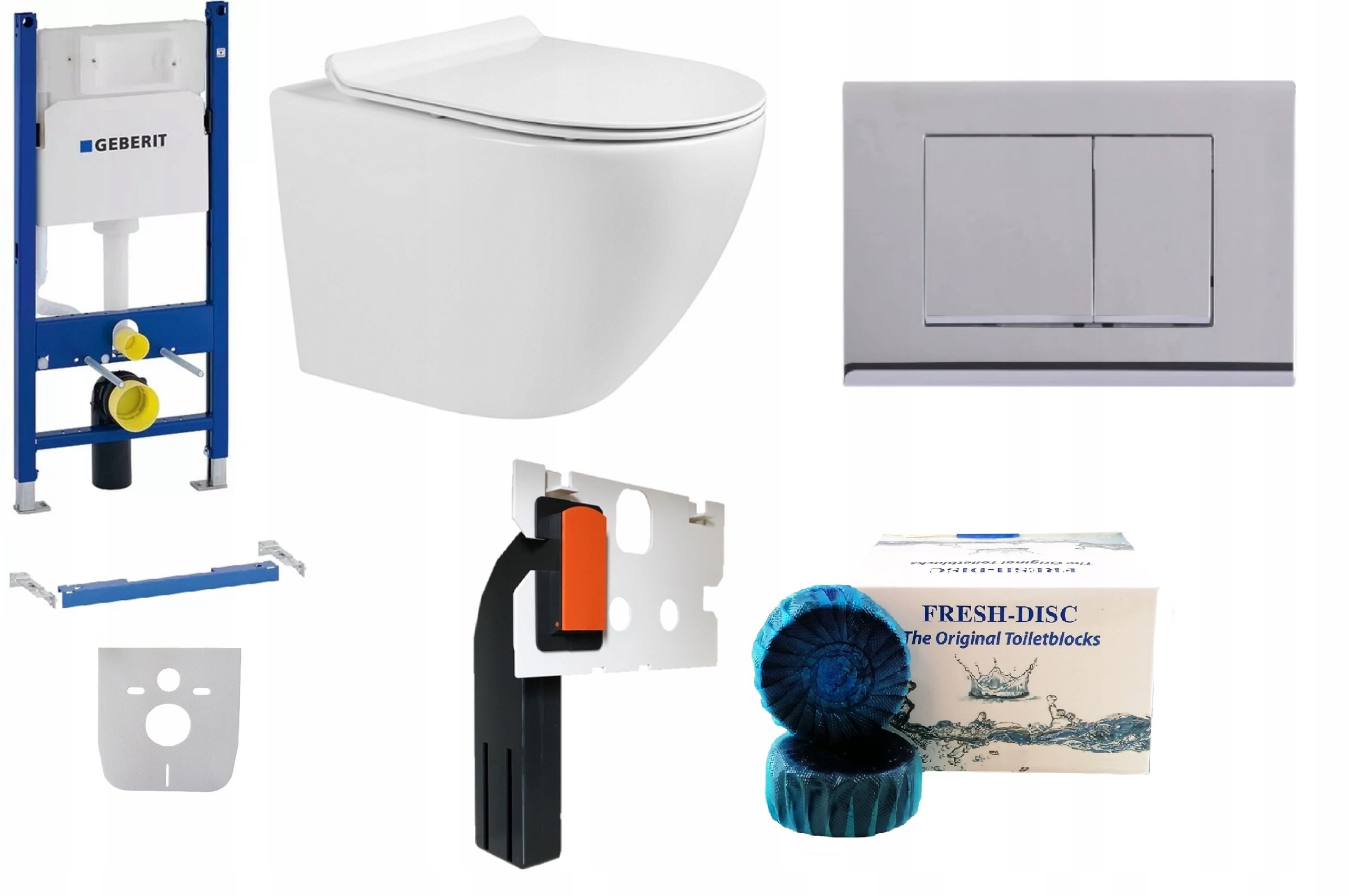  Wc rāmja komplekts geberit + atslēga + tualetes pods melns matēts + dēlis w/o+fresh