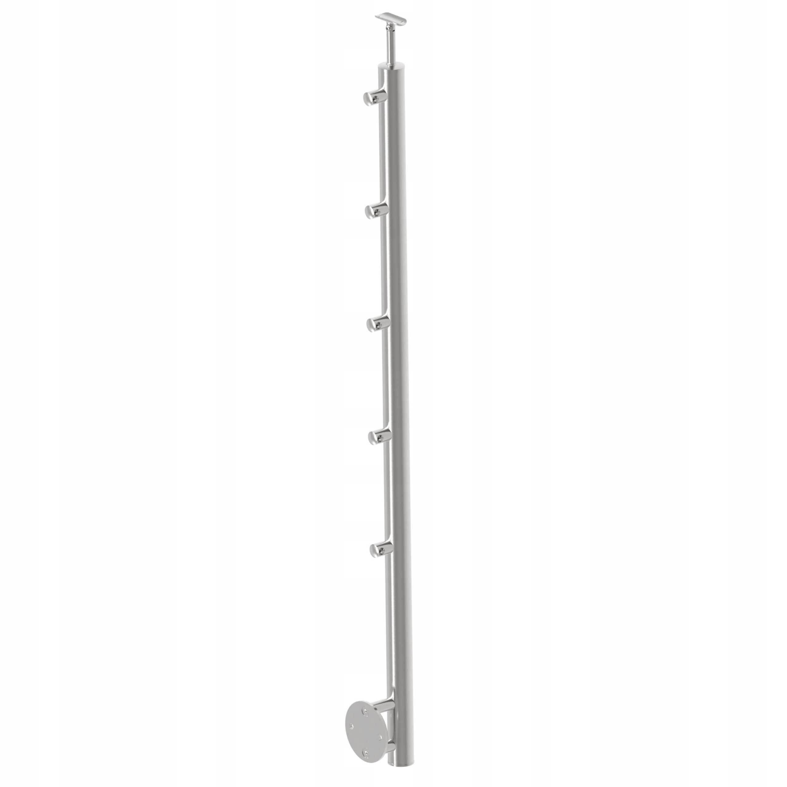  Spalte übergangs 100 cm 5 blütenblätter balustrade fi 42 rostfrei poliert