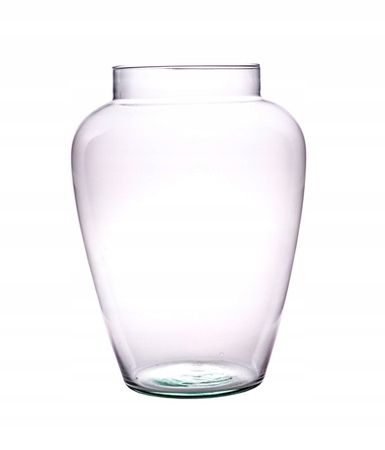  Stikla vāze jar h:25cm d:19cm w-332