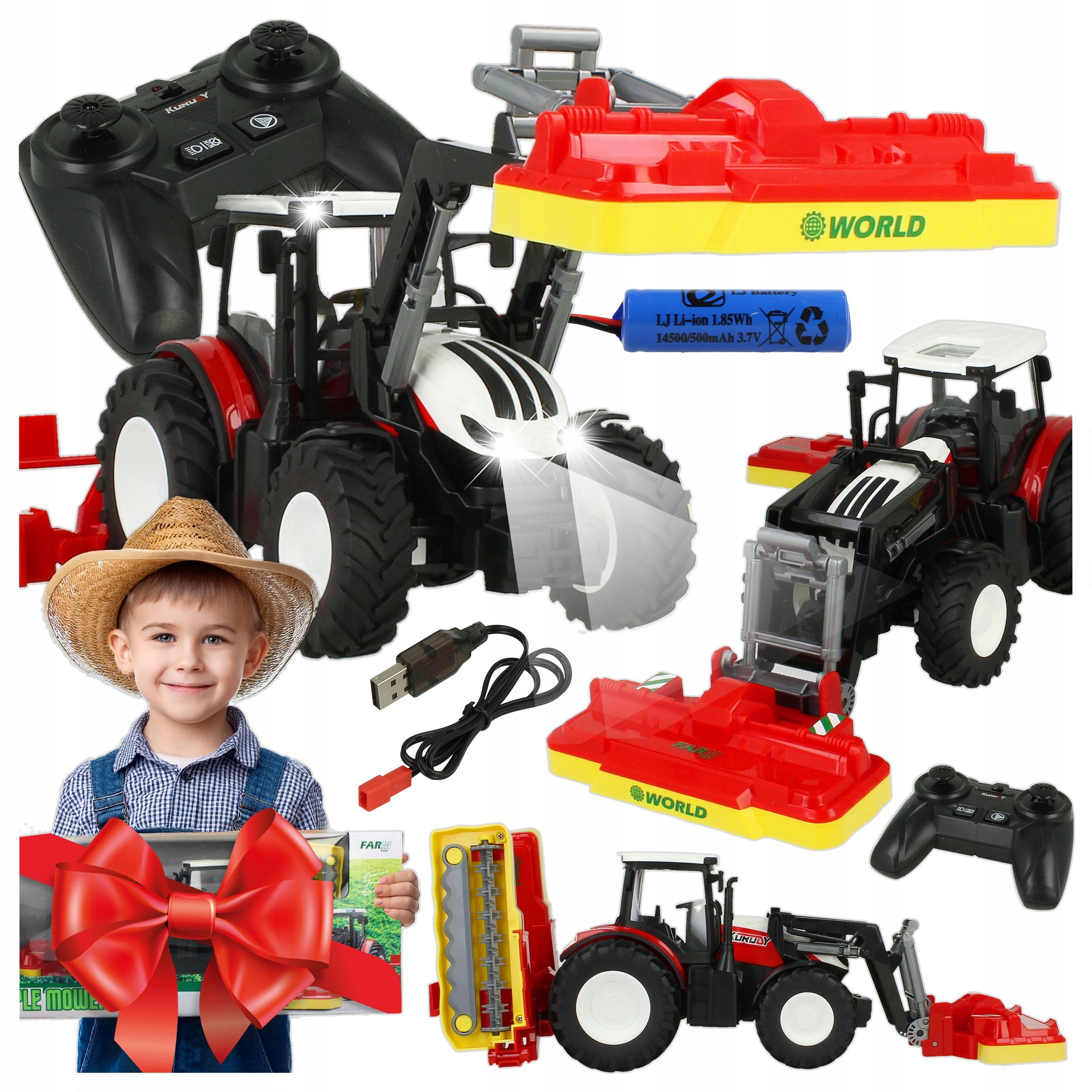  Traktor s otáčením ciagnik zemědělský stroj pohyblivé části obří pneumatiky