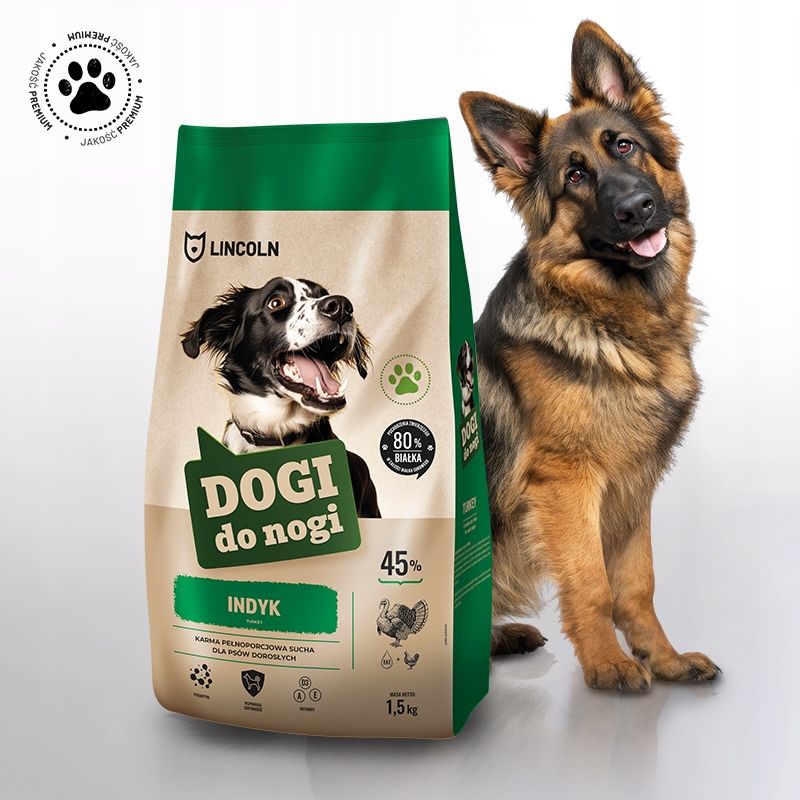  Dogi uz kājas lasis 1,5kg sausā barība par suni gans labradora border dog