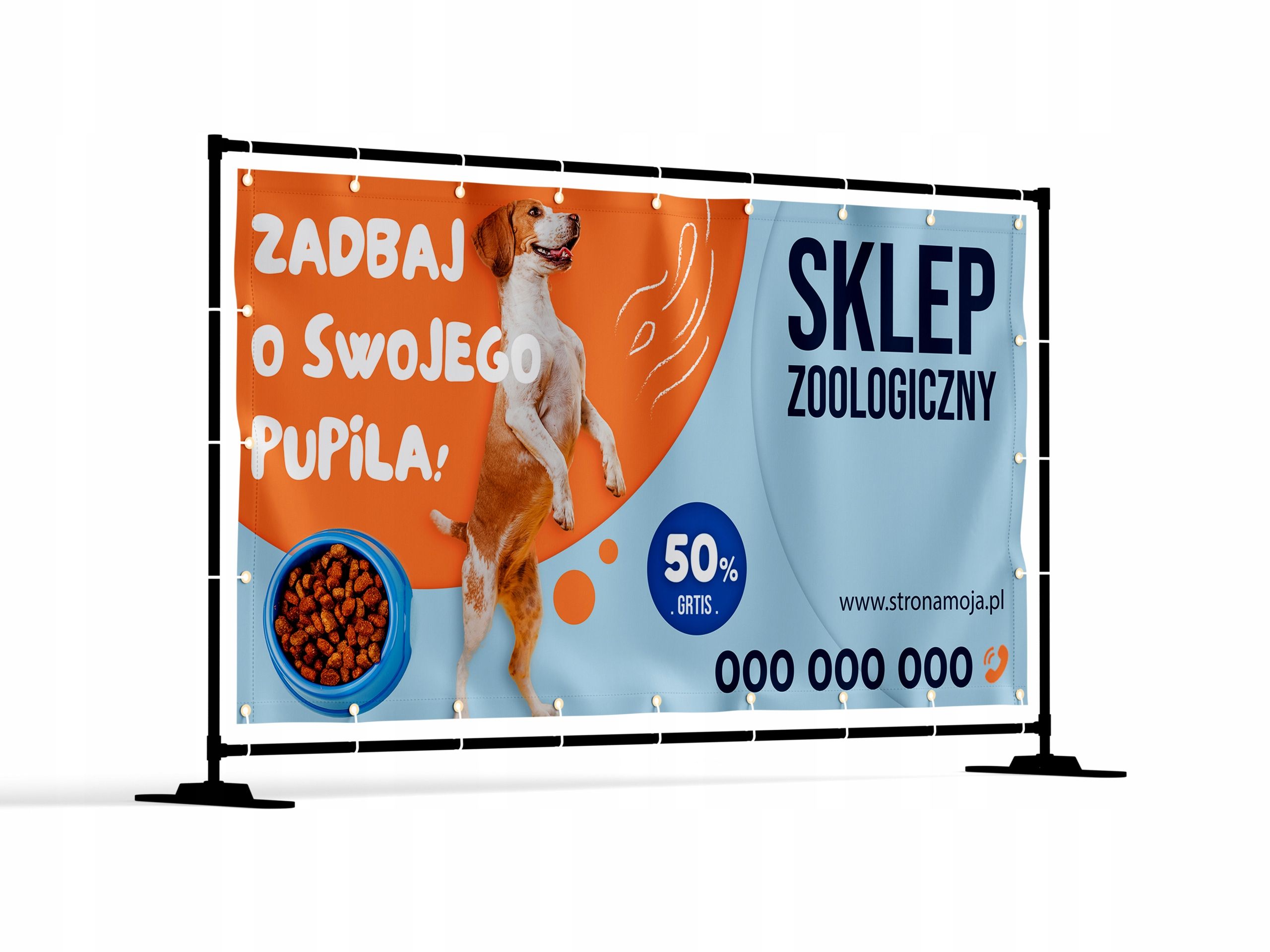  Plakát premium - zoologická prodejna - 200x100 cm - skvělá kvalita!