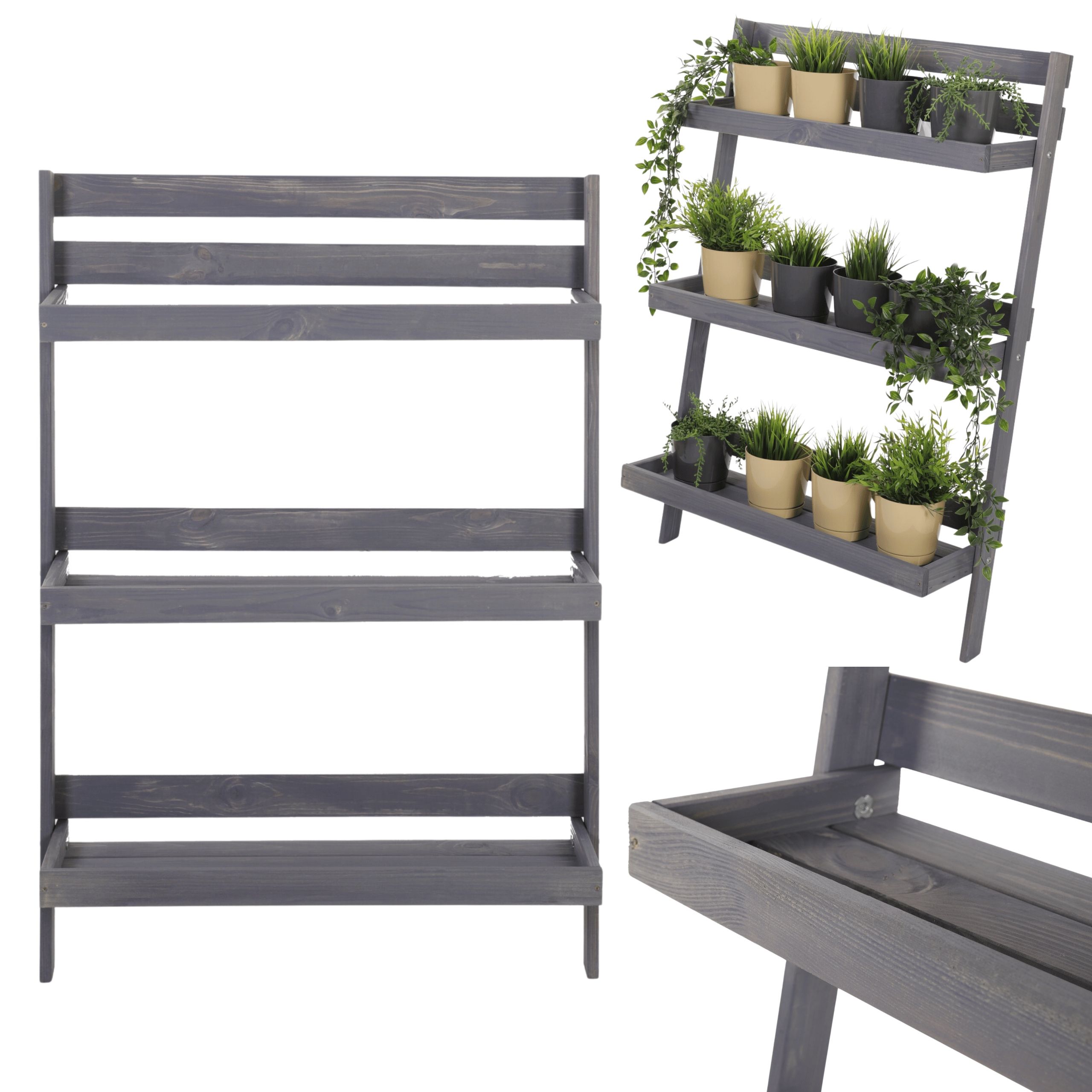 Flower stand opierany ø walls flower stand shelf for plants 145x77cm eco