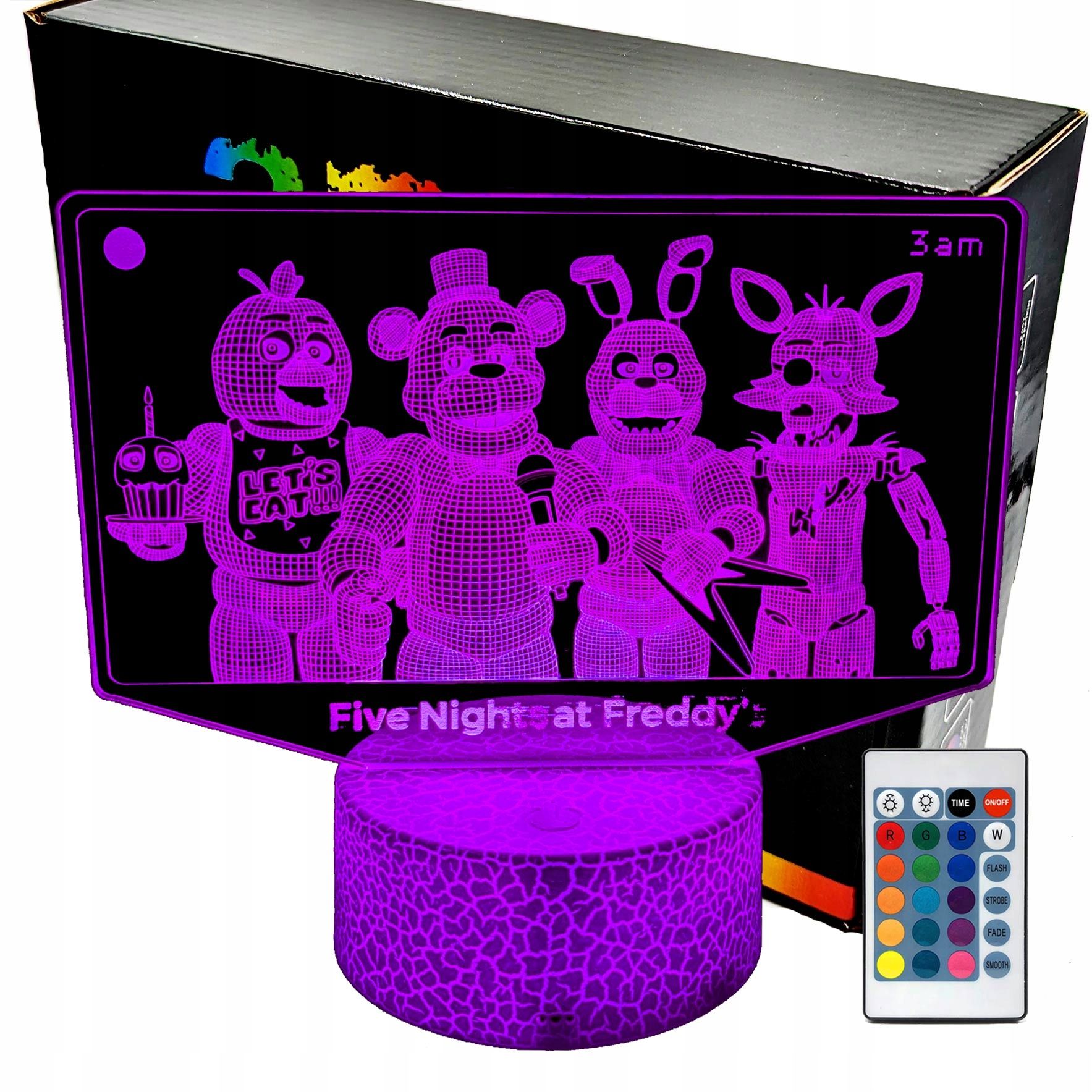  Noční světlo fortnite 3d lampy led