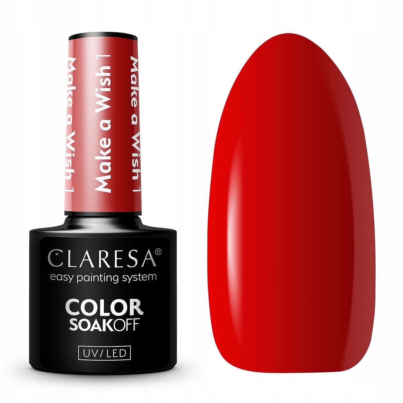  Claresa hübriid küünelakk burgundia glitter pink 554
