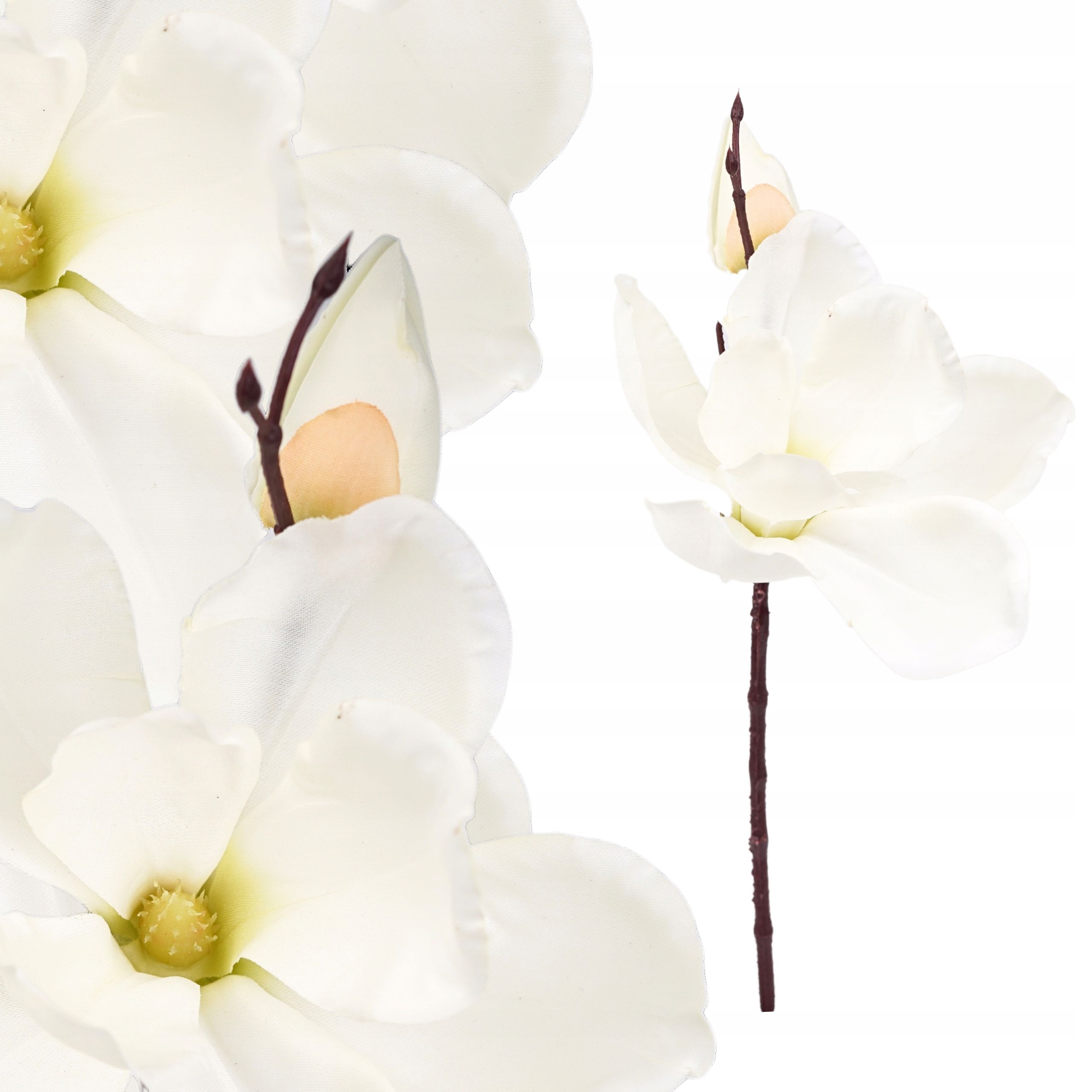  Mākslīgais zieds orhideja zars dekoratīvs rotājums florists pik 62cm