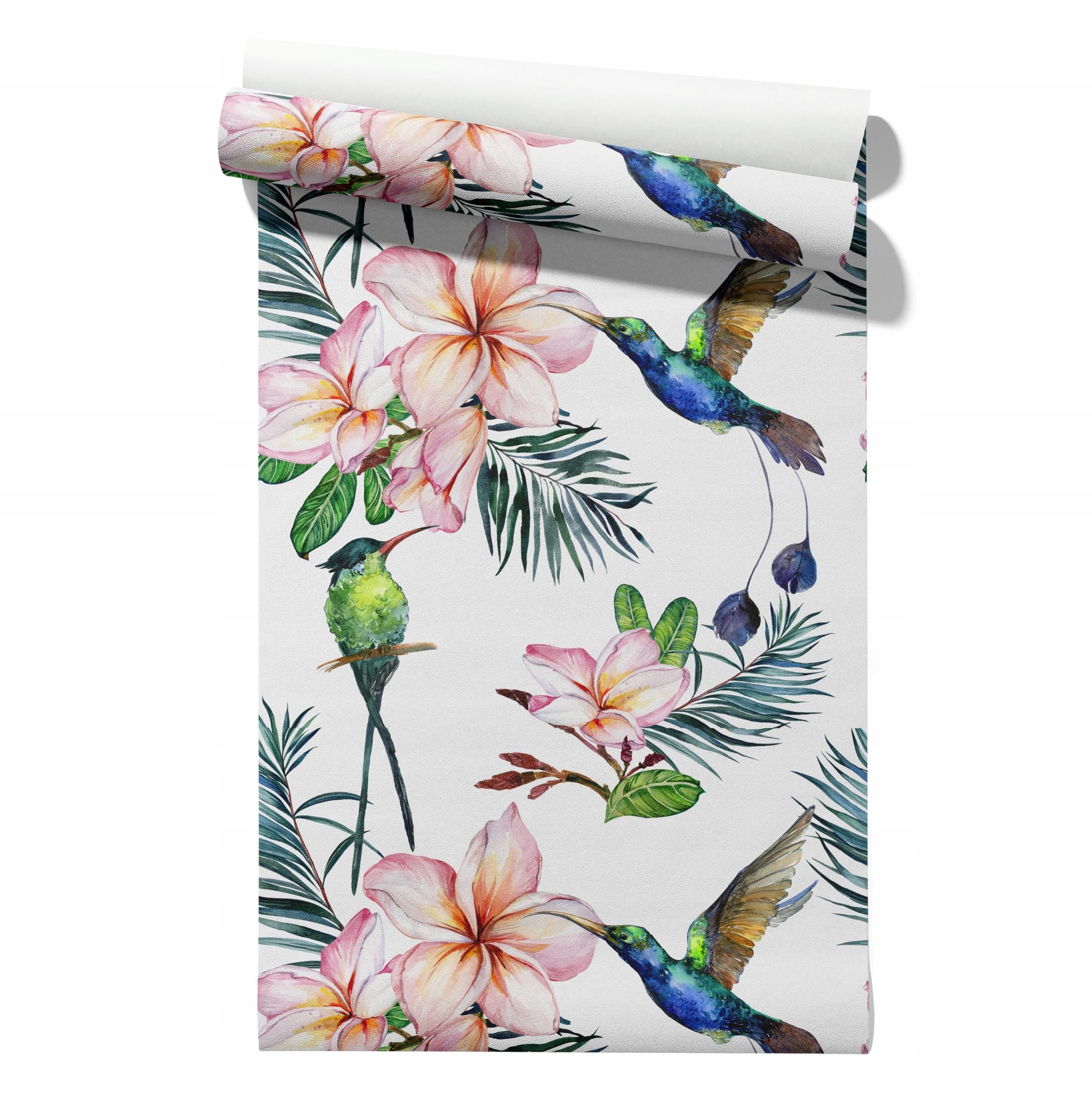  Wallpaper non-woven fabric pastel cherries wallpaper in a roll 50cm x 6,1mb