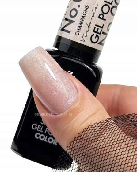 Victoria vynn hübriid küünelakk 108 black velvet sügav must värv 8 ml
