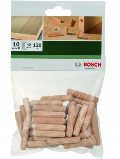  Bosch likmes kopīgi koka 10 mm x 40 mm 120 datoriem. 2609255313