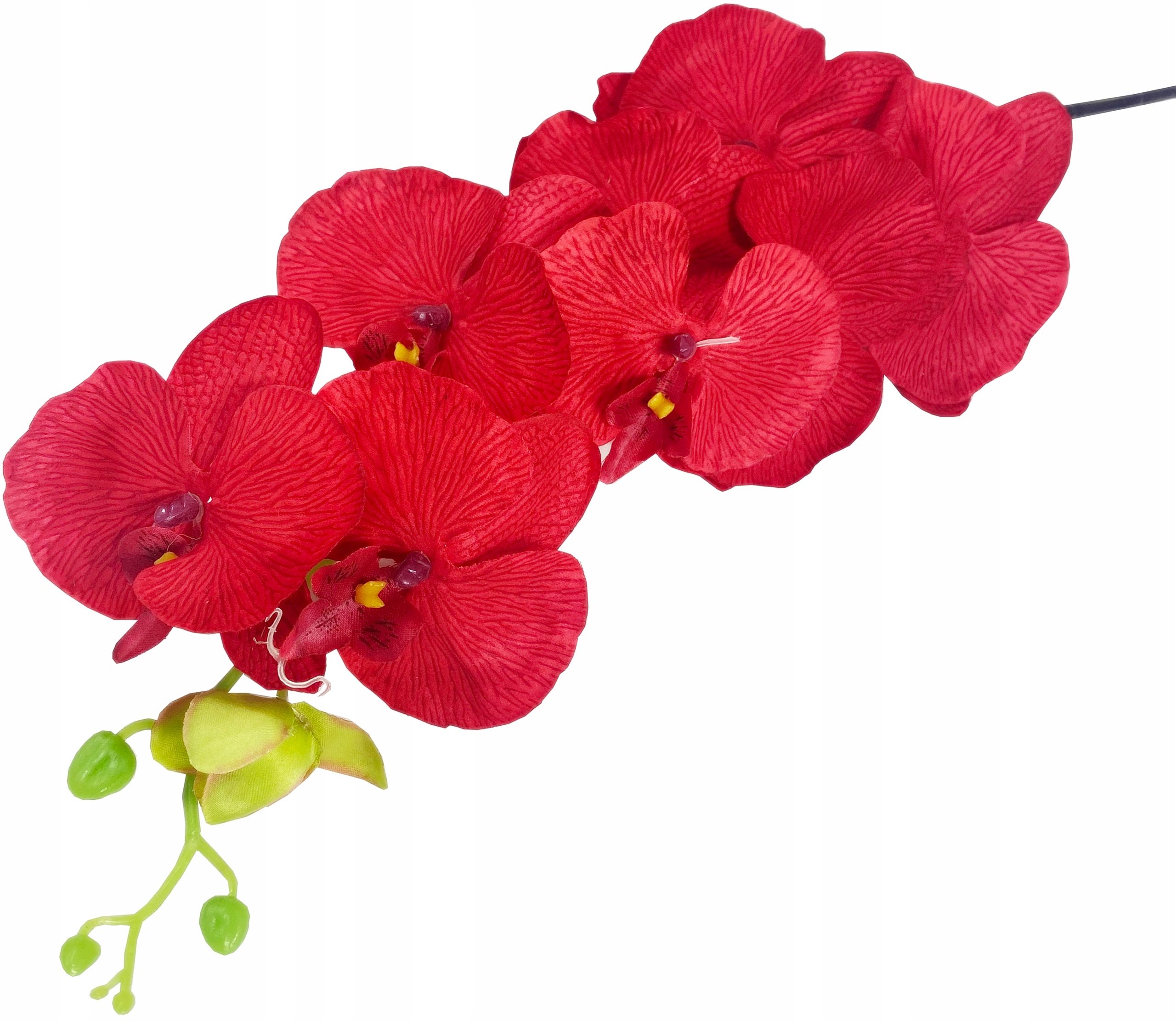 Orchid twig 20 flowers 76 cm rubber