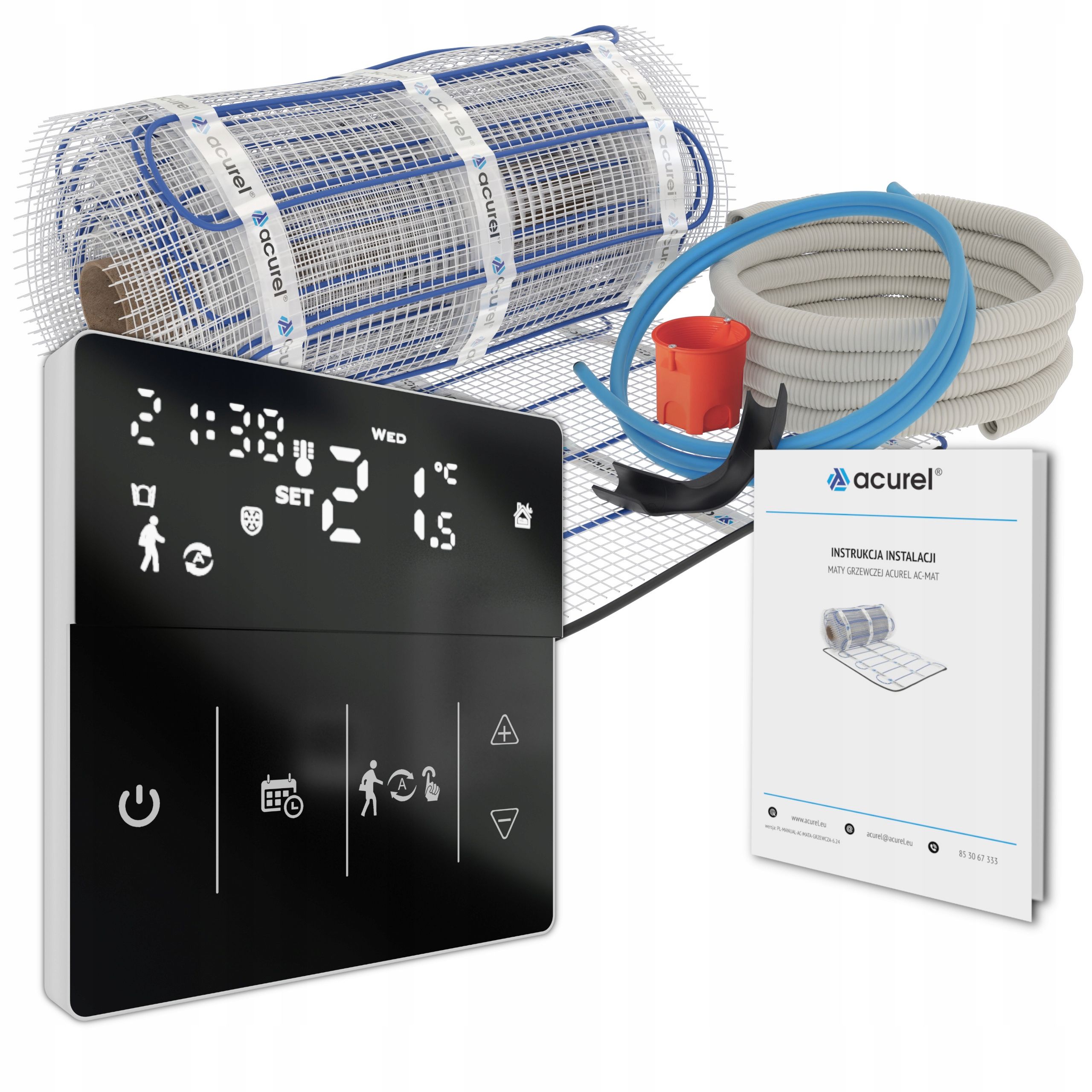  Soojenduspadi küte küte 160w/m2 regulaator wifi komplekt 4m2 acurel