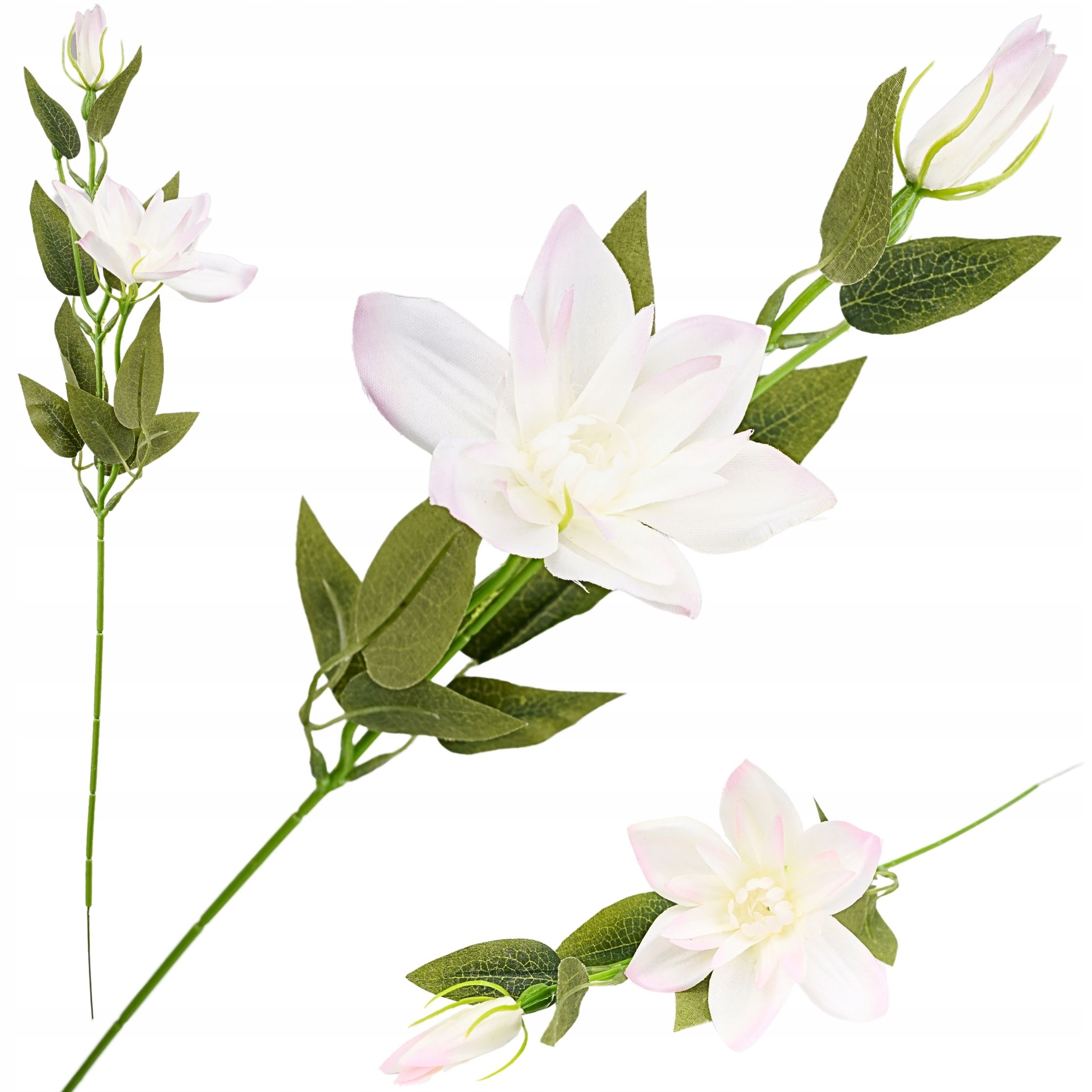  Mākslīgais zieds orhideja zars dekoratīvs rotājums florists pik 62cm