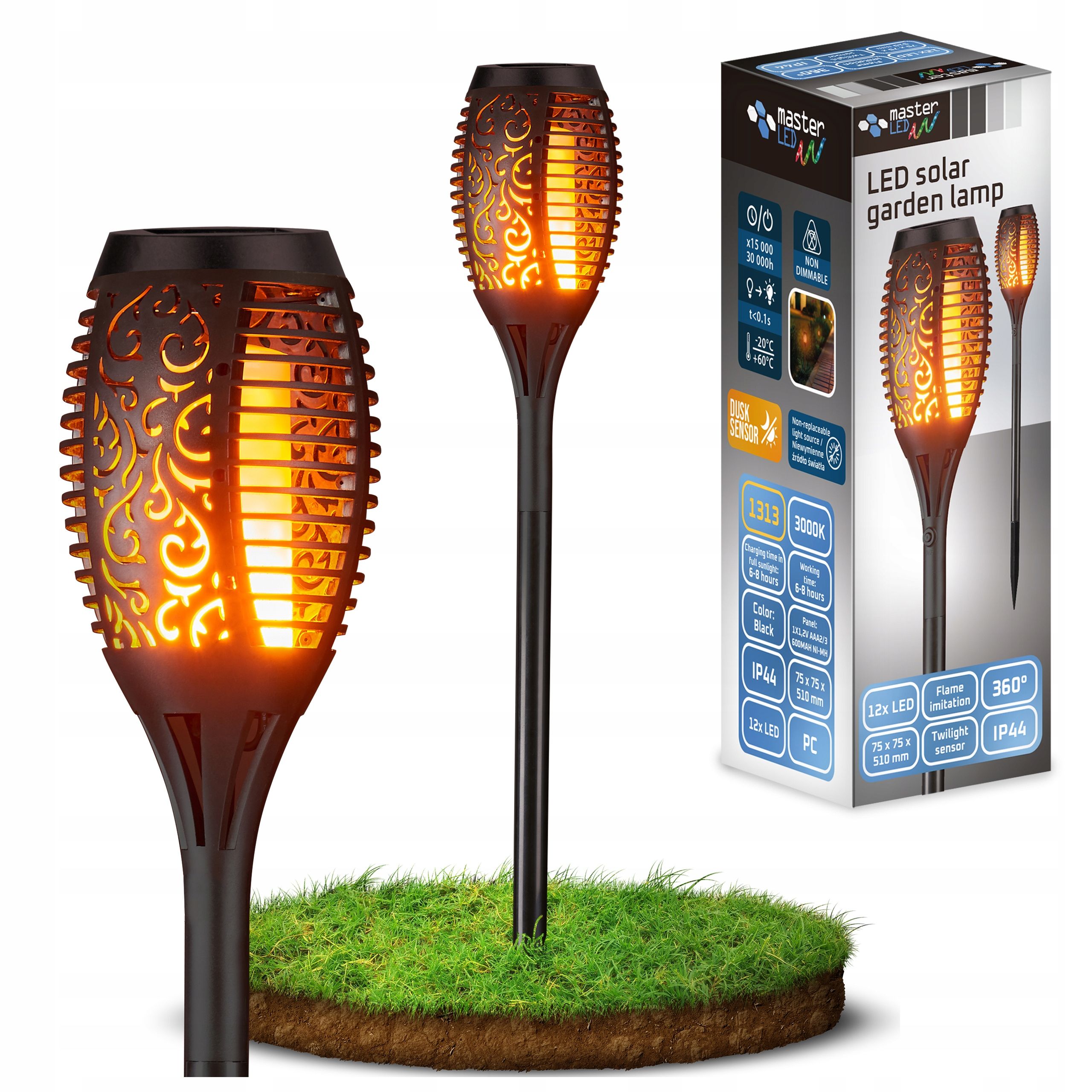  Lamp led lamp hanging solarium lantern grave candle garden terraces