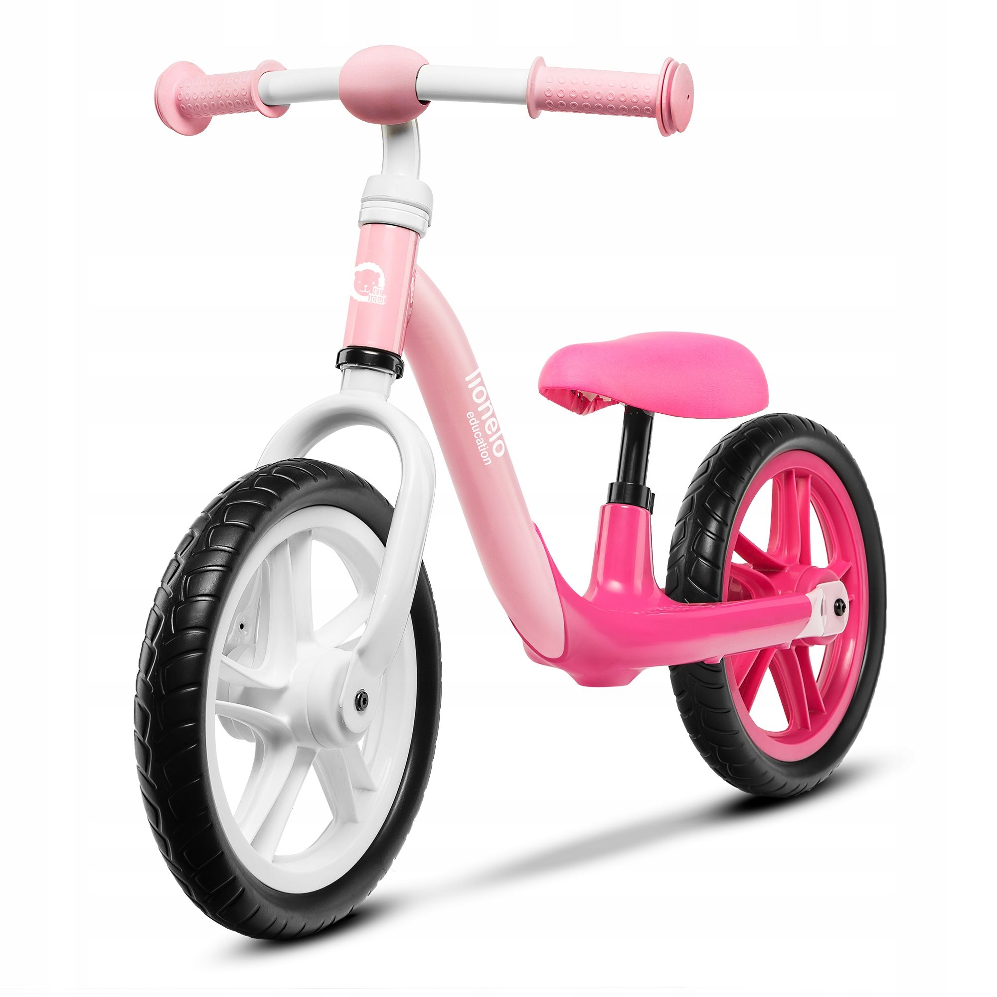  Lionelo balance bike maintenance-free wheels adjustable alex + pink rose