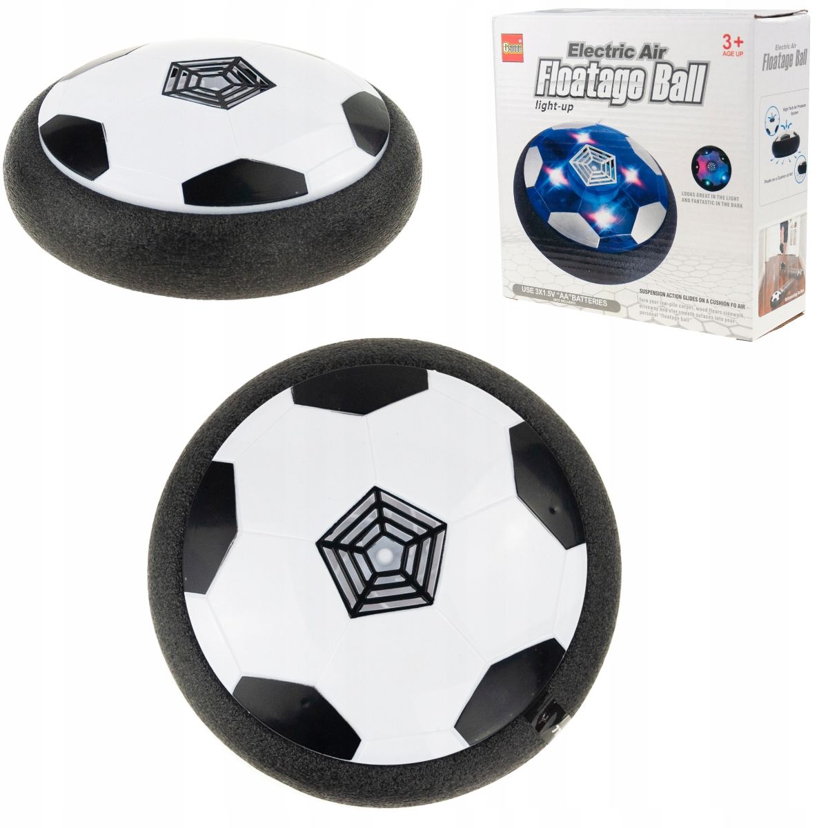  Skraidanti lewitujaca oro ritulys hoverball futbolas diskas ratas xxl air pokylis