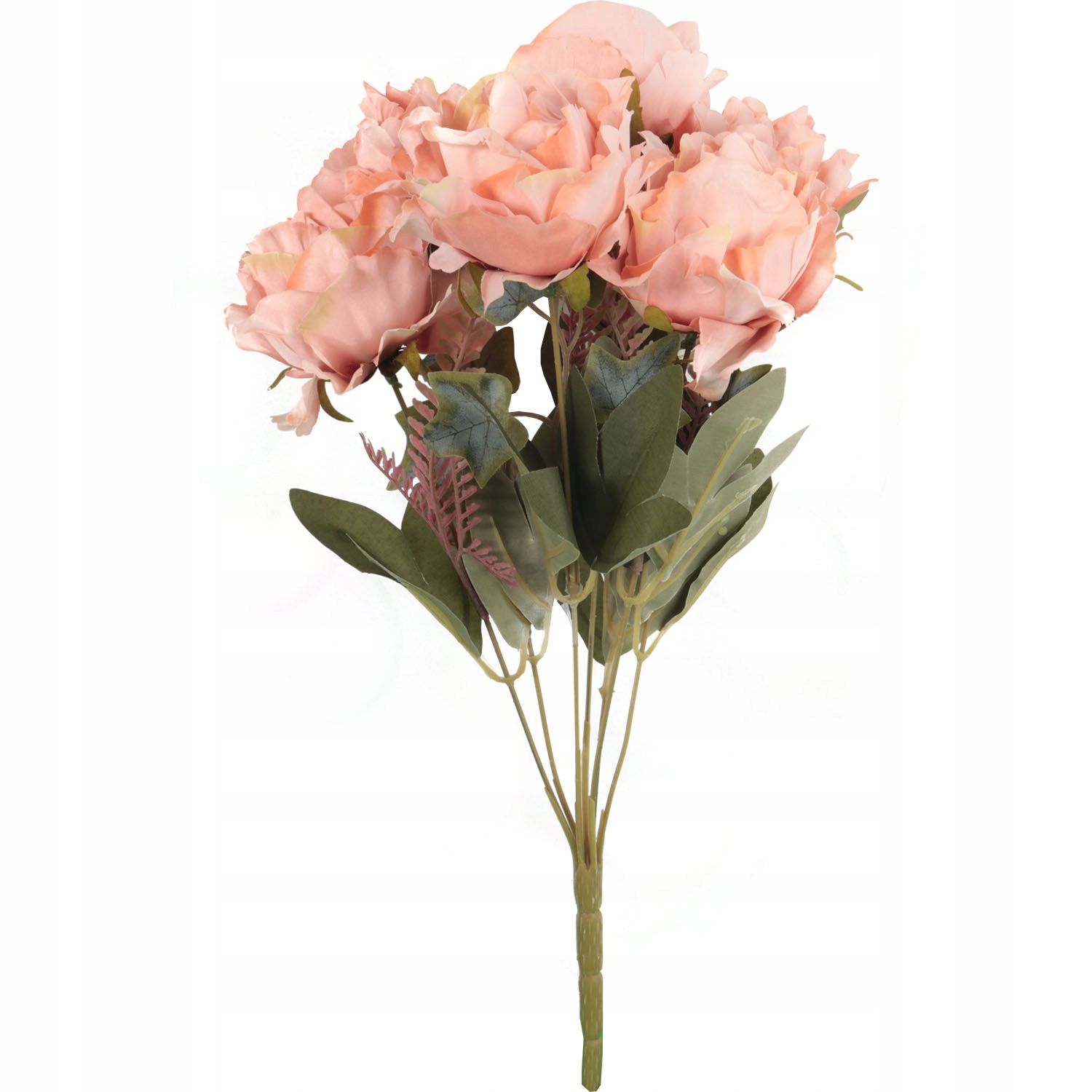  Kytice 9 veľkosť 48 cm ružový umelé kvety roze ako nažive do vázy