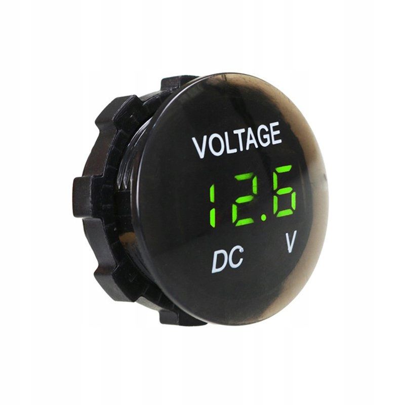  Voltmeeter 3-30v dc pingemõõtur punane lcd 0,28" õhukindel