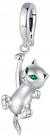  Md charms anhänger am hals schwarze katze golden mond anhänger koteczek kätzchen s925