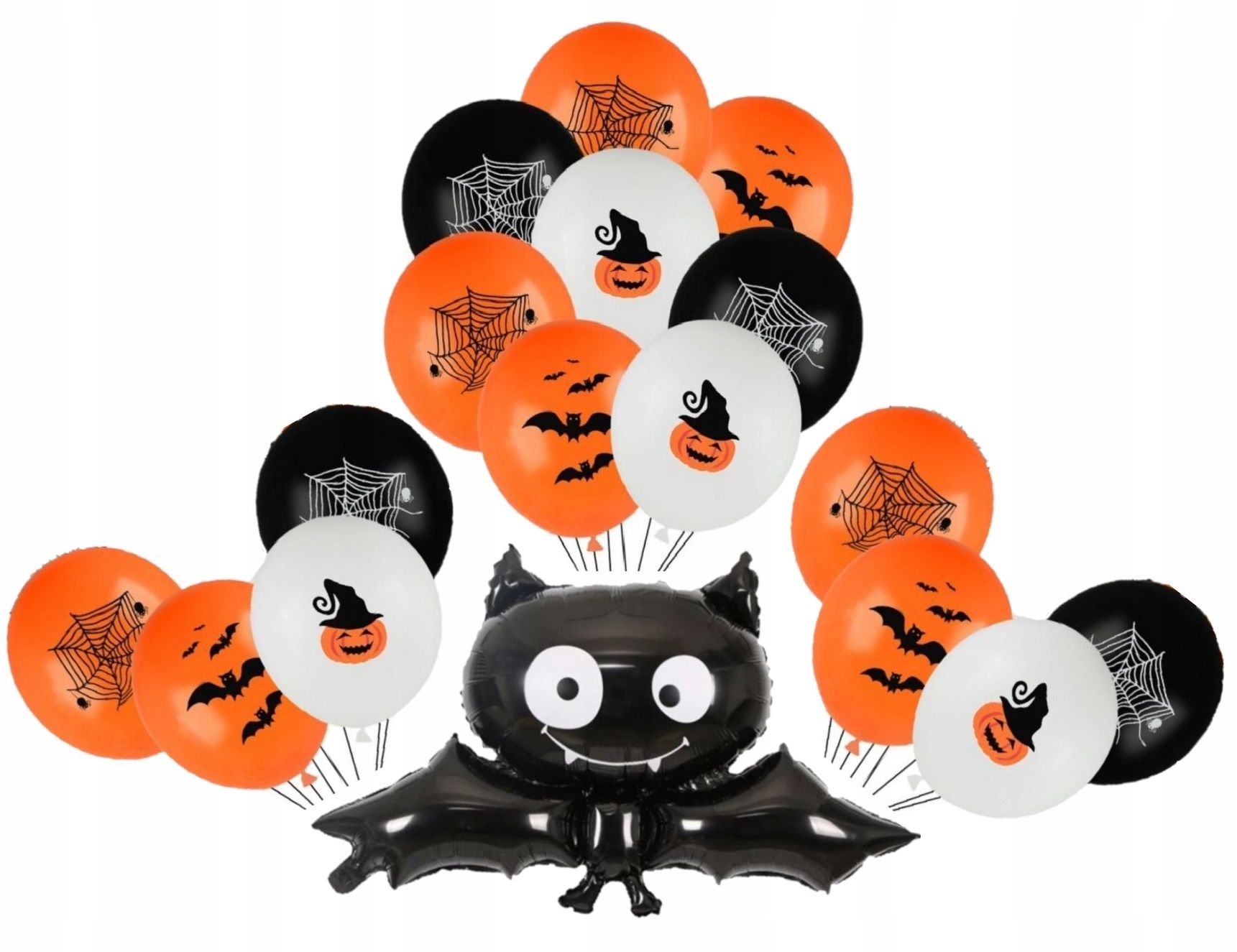  Balloons balloon set decorations decorations for halloween patterns witch jaga 9pcs.
