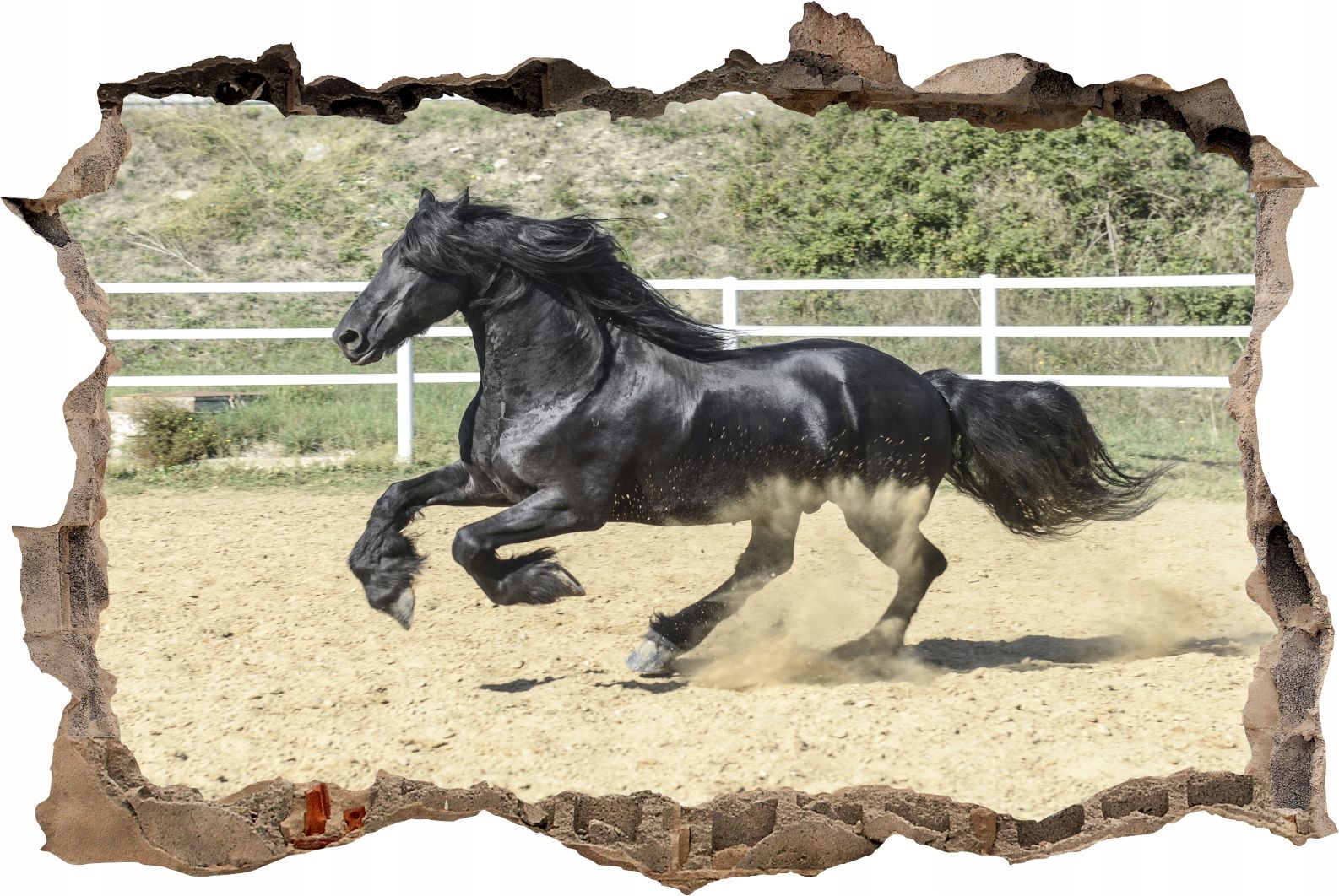  Fototapeedid auk 3d seinakleebis wodospady potok mets loodus