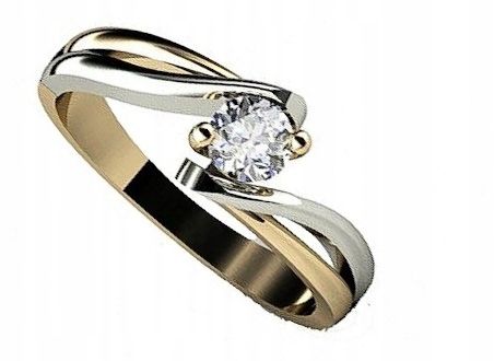  Lieliski gredzens ar izcili 0,44 ct -50% id