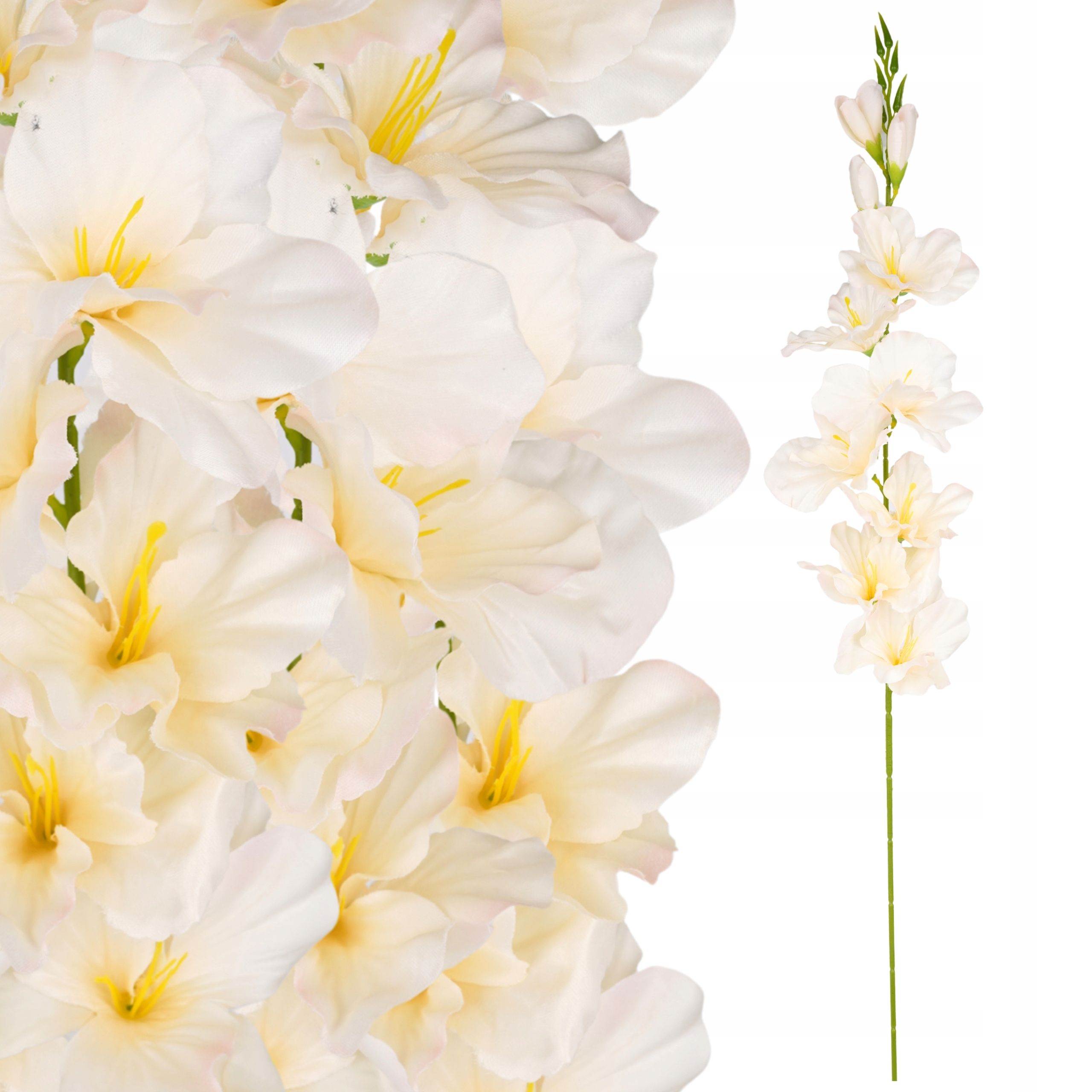  Mākslīgais zieds orhideja zars dekoratīvs rotājums florists pik 62cm
