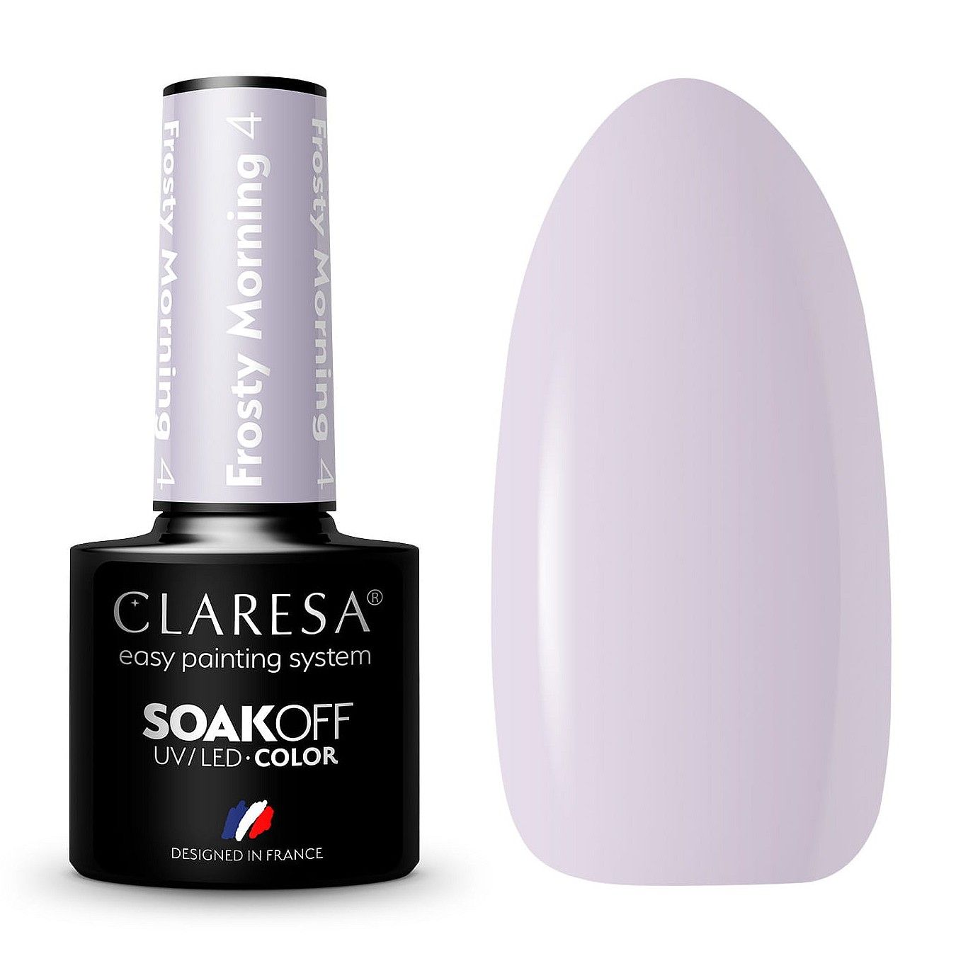  Claresa hübriid küünelakk burgundia glitter pink 554