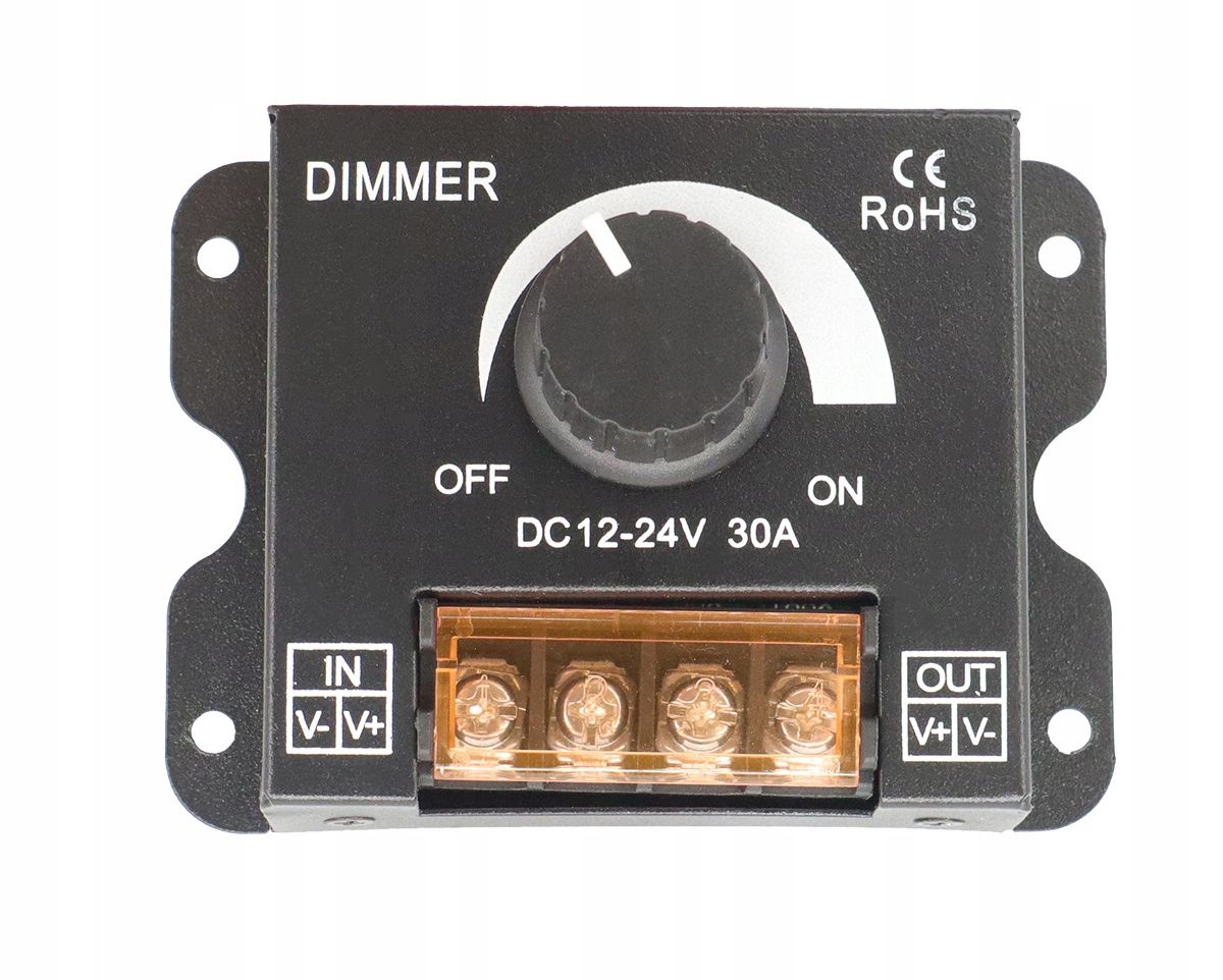  Ovladač led pásku ovladač rdc rf rádio dálkové ovládání led pásek 12v 24v 8a 96w