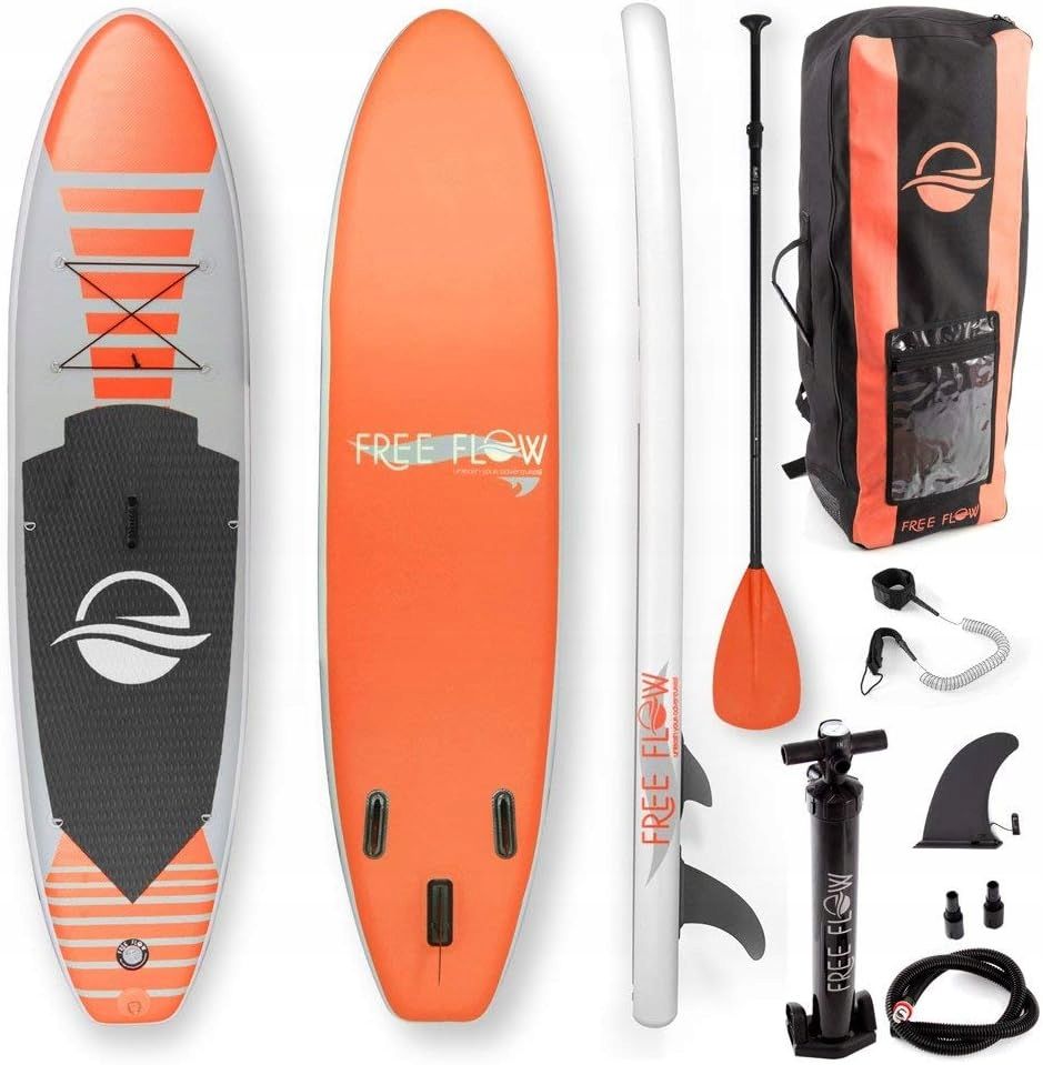  Sup lenta banglenčių paddle board plaukimui didelis rinkinys oranžinės spalvos