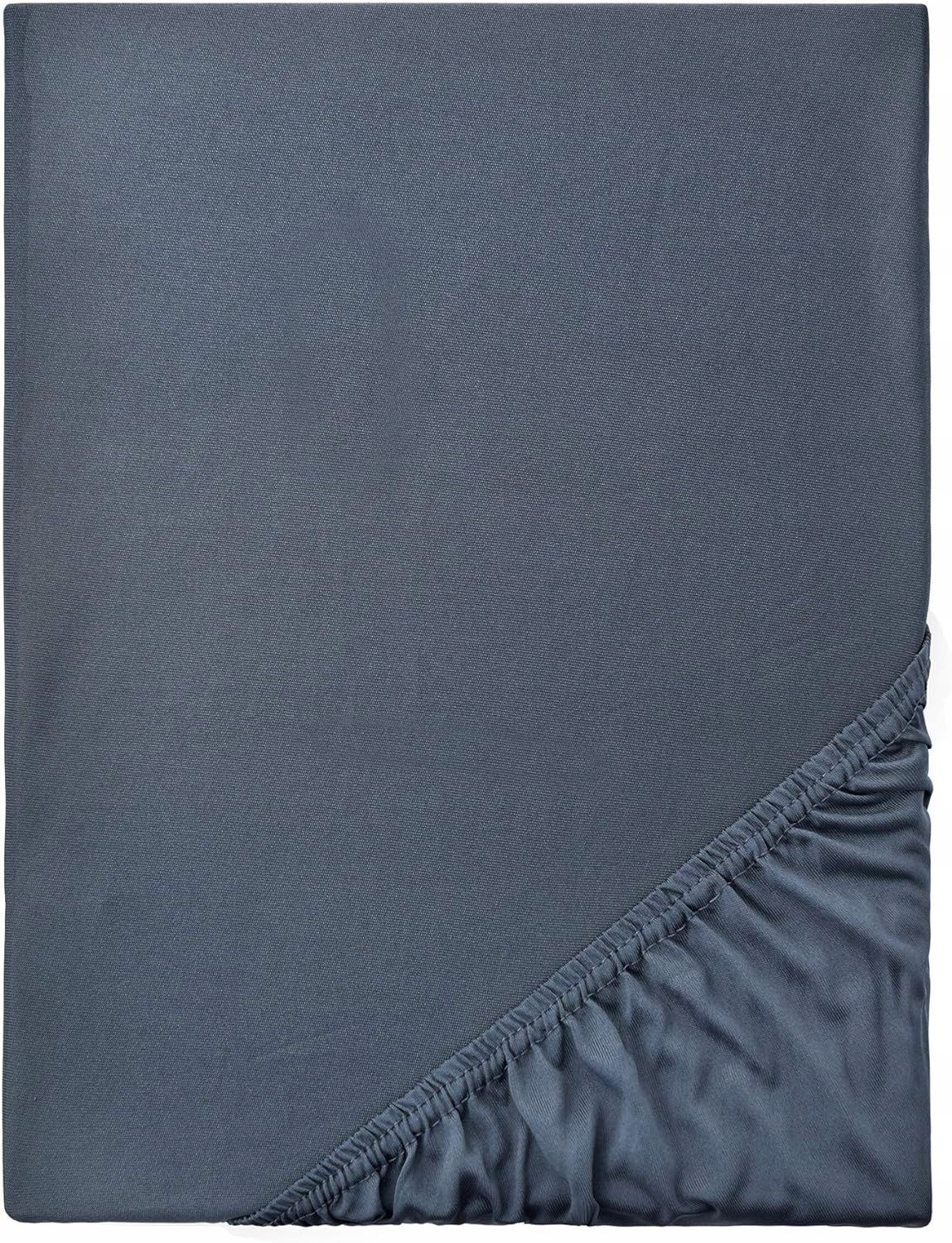  Medvilninė paklodė jersey su guma čiužiniui 200x220 cm įvairios spalvos