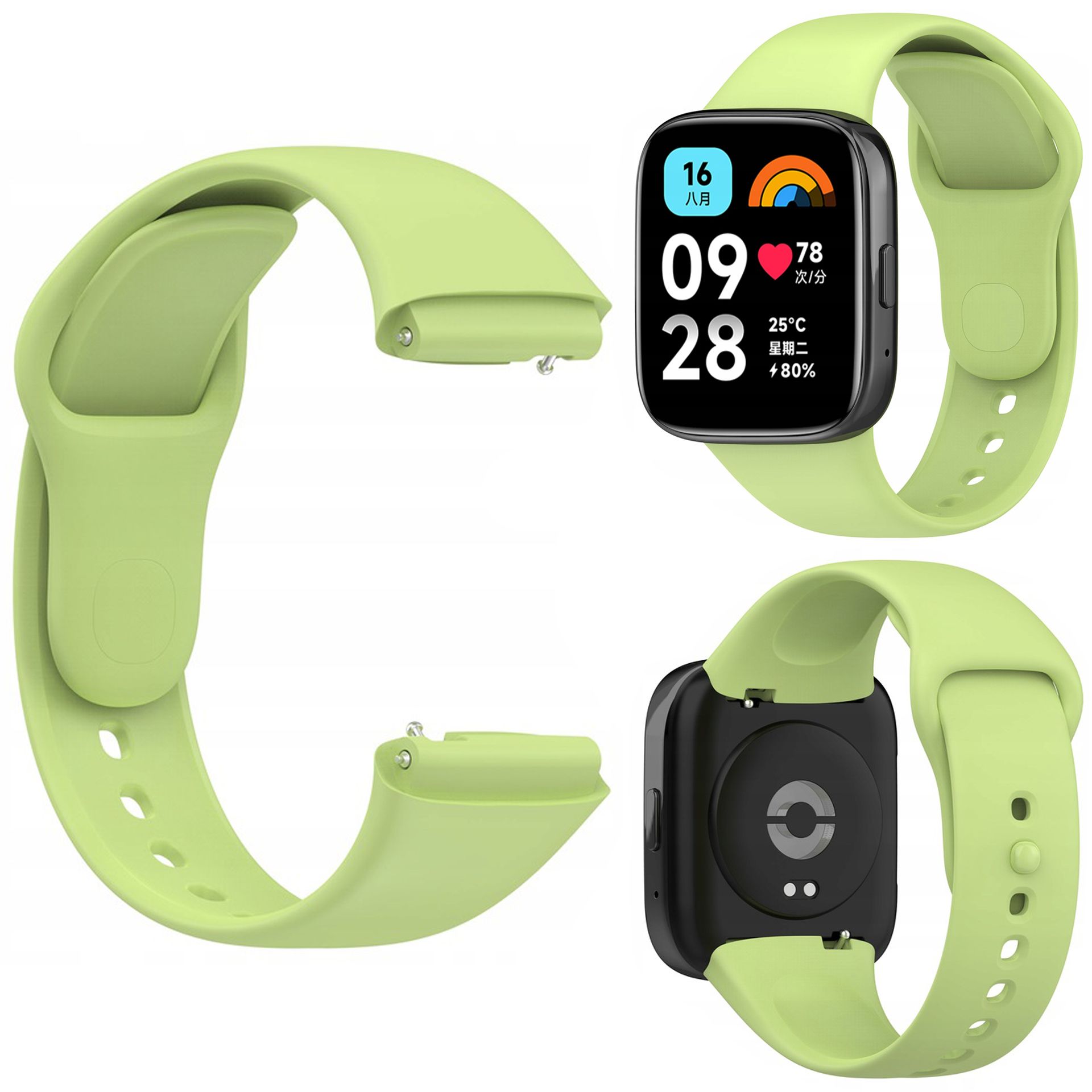  Strap bracelet nylon rabbitmob - xiaomi redmi watch 3 active | black