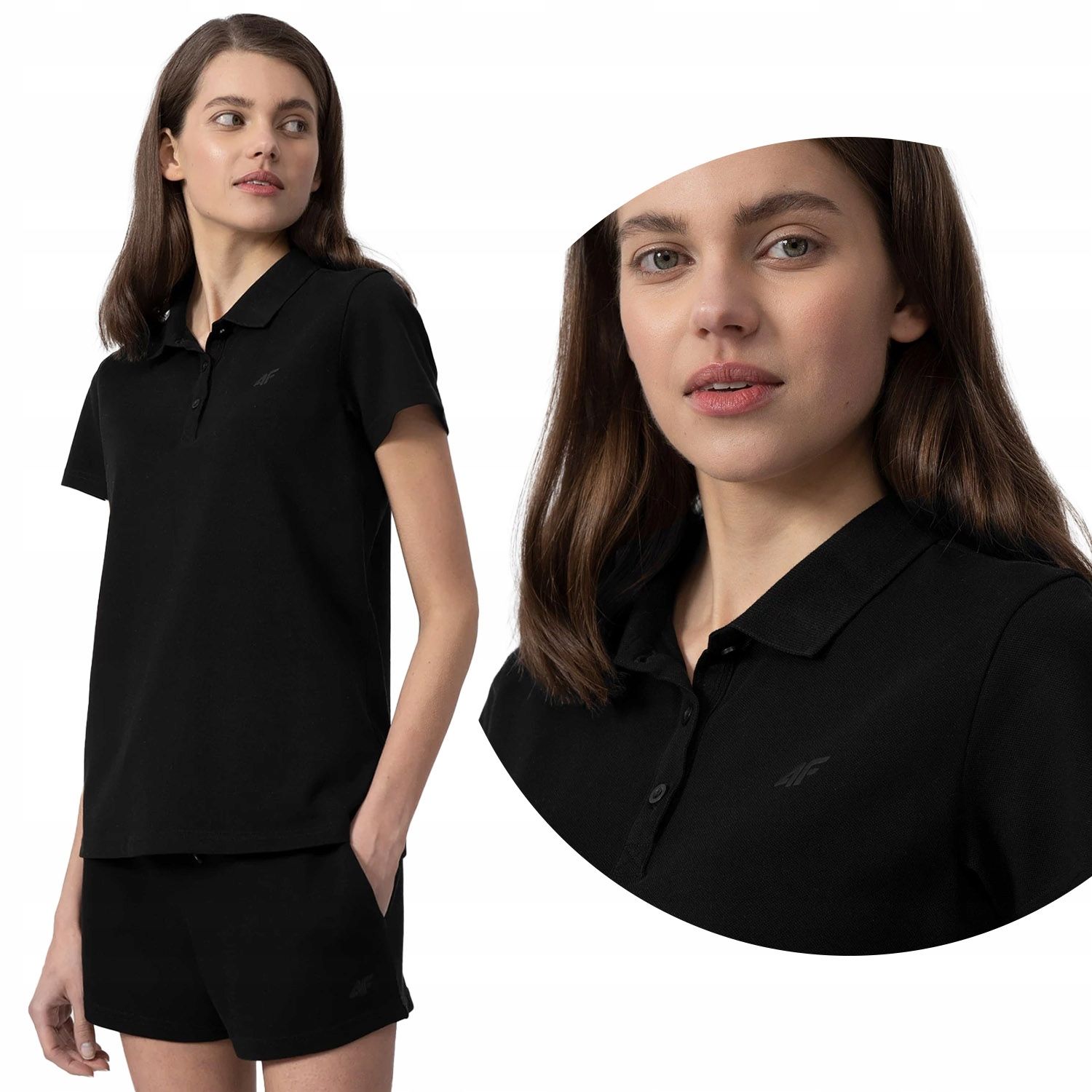  T-shirts für damen 4f polo t-shirt polo baumwolle atmung mm00f317