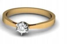  Lieliski gredzens ar izcili 0,44 ct -50% id