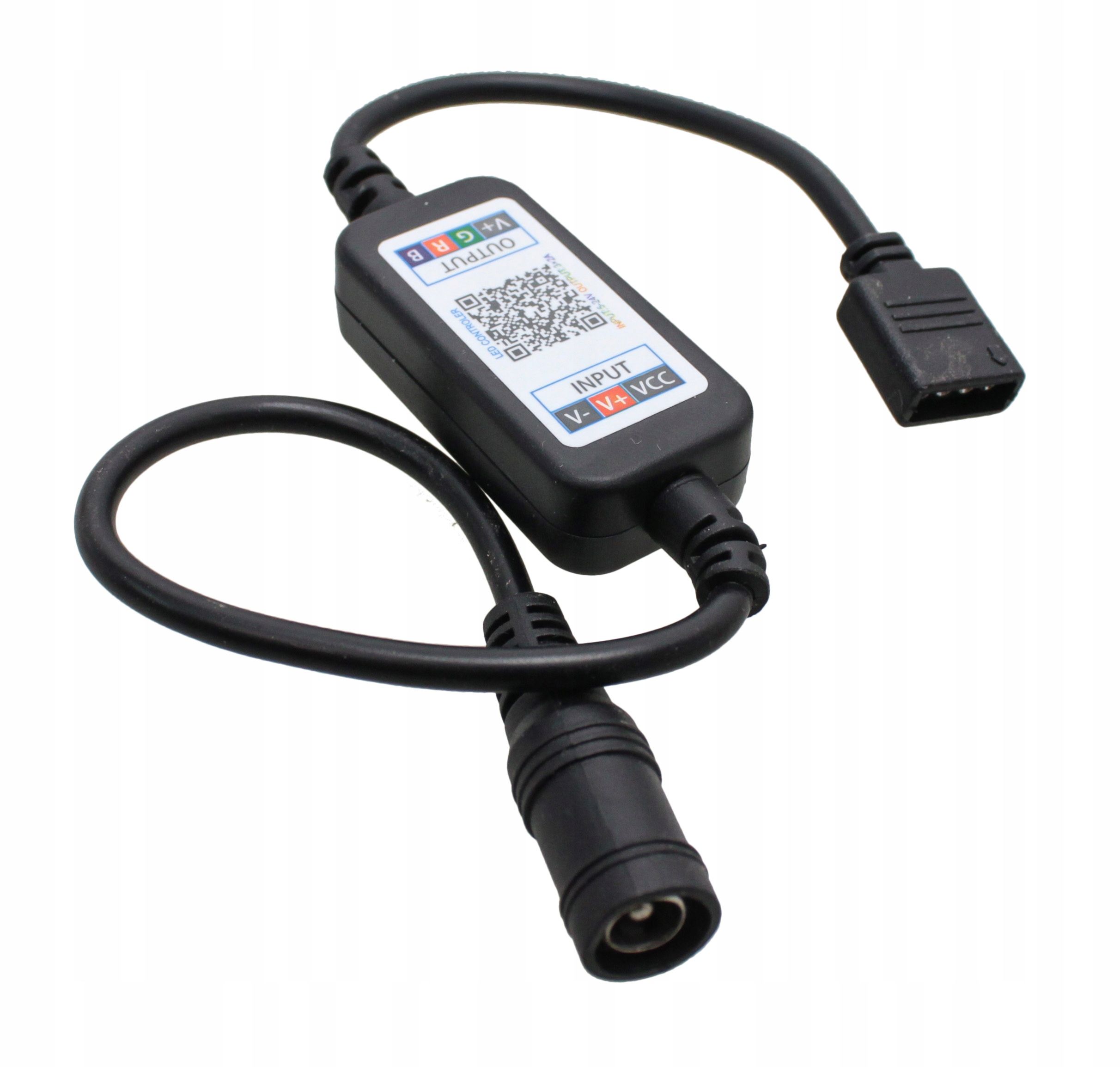  Valdiklio led juostos rgb smart tuya 5-24v 6a dc programėlė mobilus