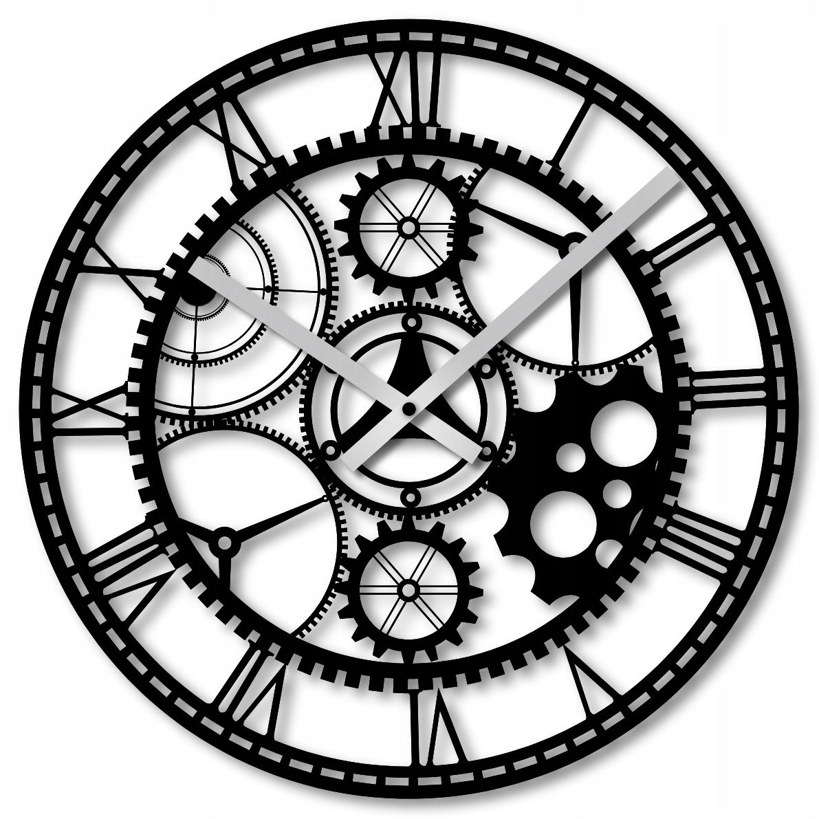  Wall clock 60 cm clock on the wall big clock openwork classic big numbers