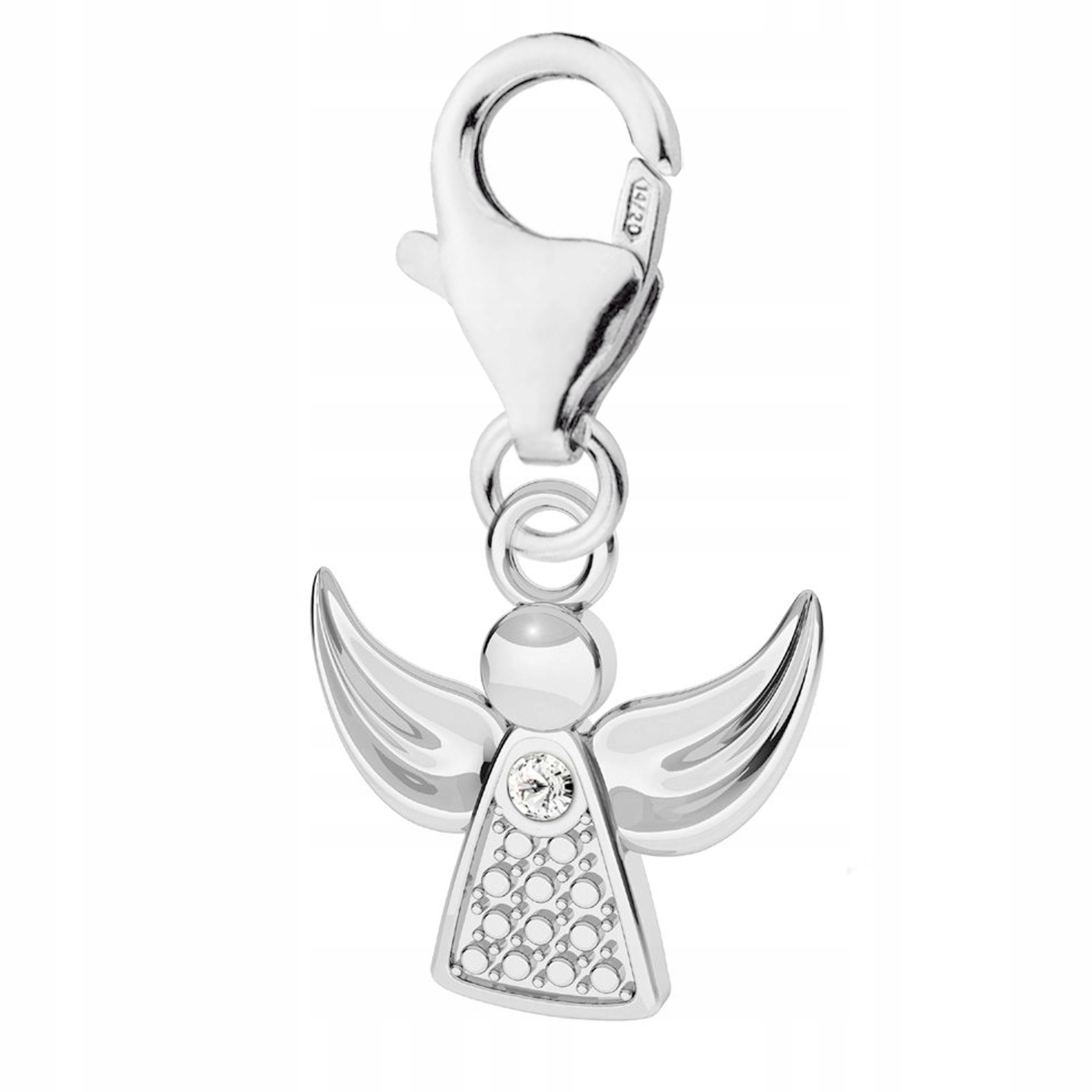  Silberanhänger karabiner mit einem engel angel engel engel silber 925