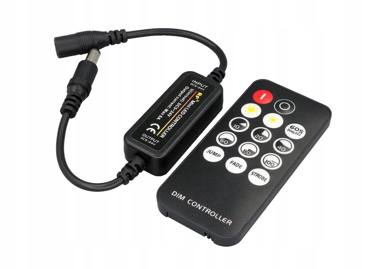  Controller led-streifen-controller dimmer handbuch led-streifen 12v 24v 4a 48w weiß