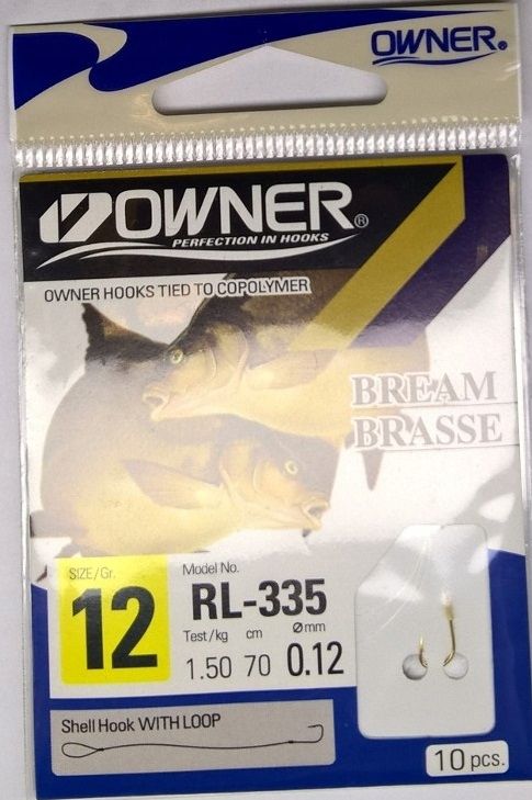  Owner žvejybinis pavadėlis leszczowy rl-340 hak.6 linija 0,20mm