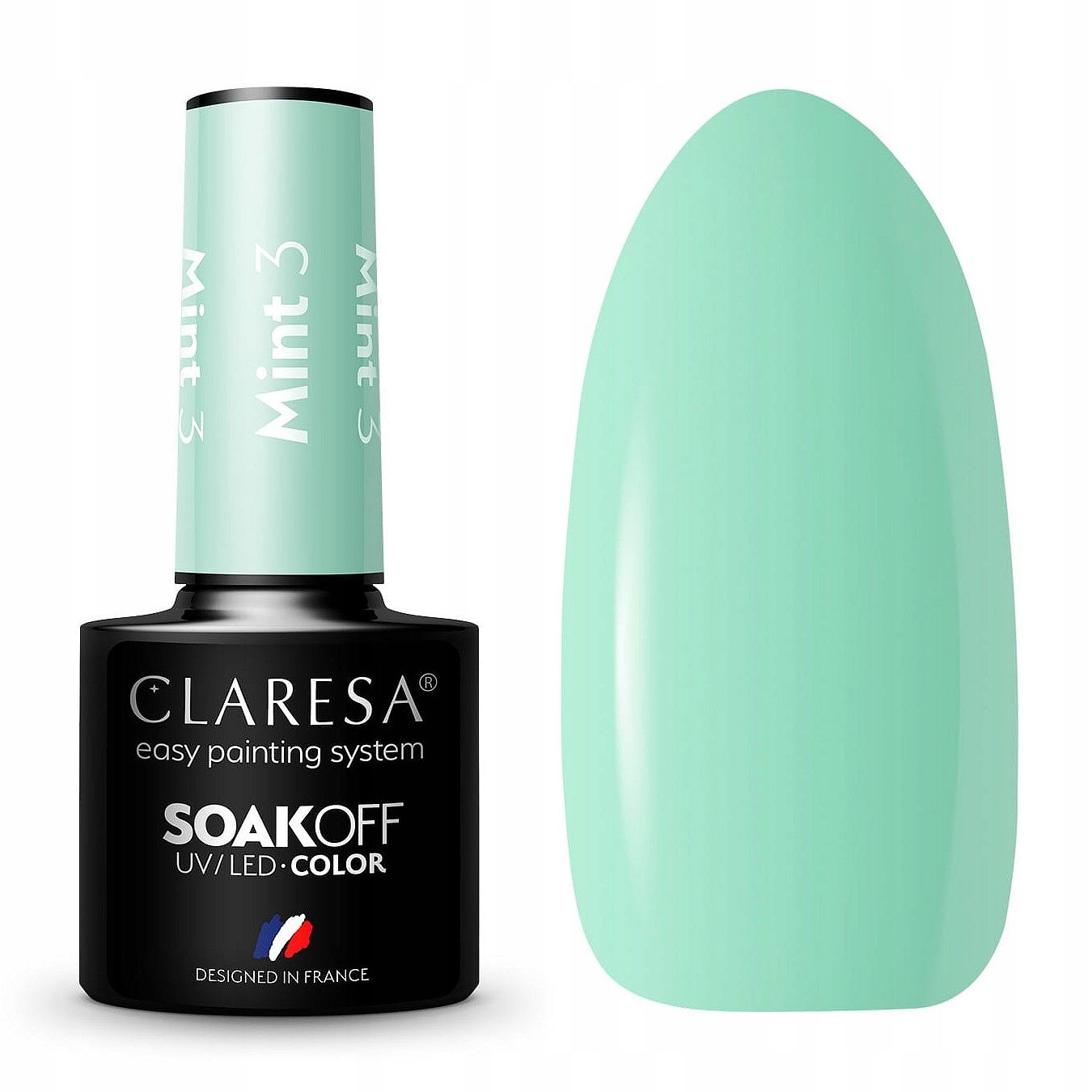  Claresa hübriid küünelakk burgundia glitter pink 554