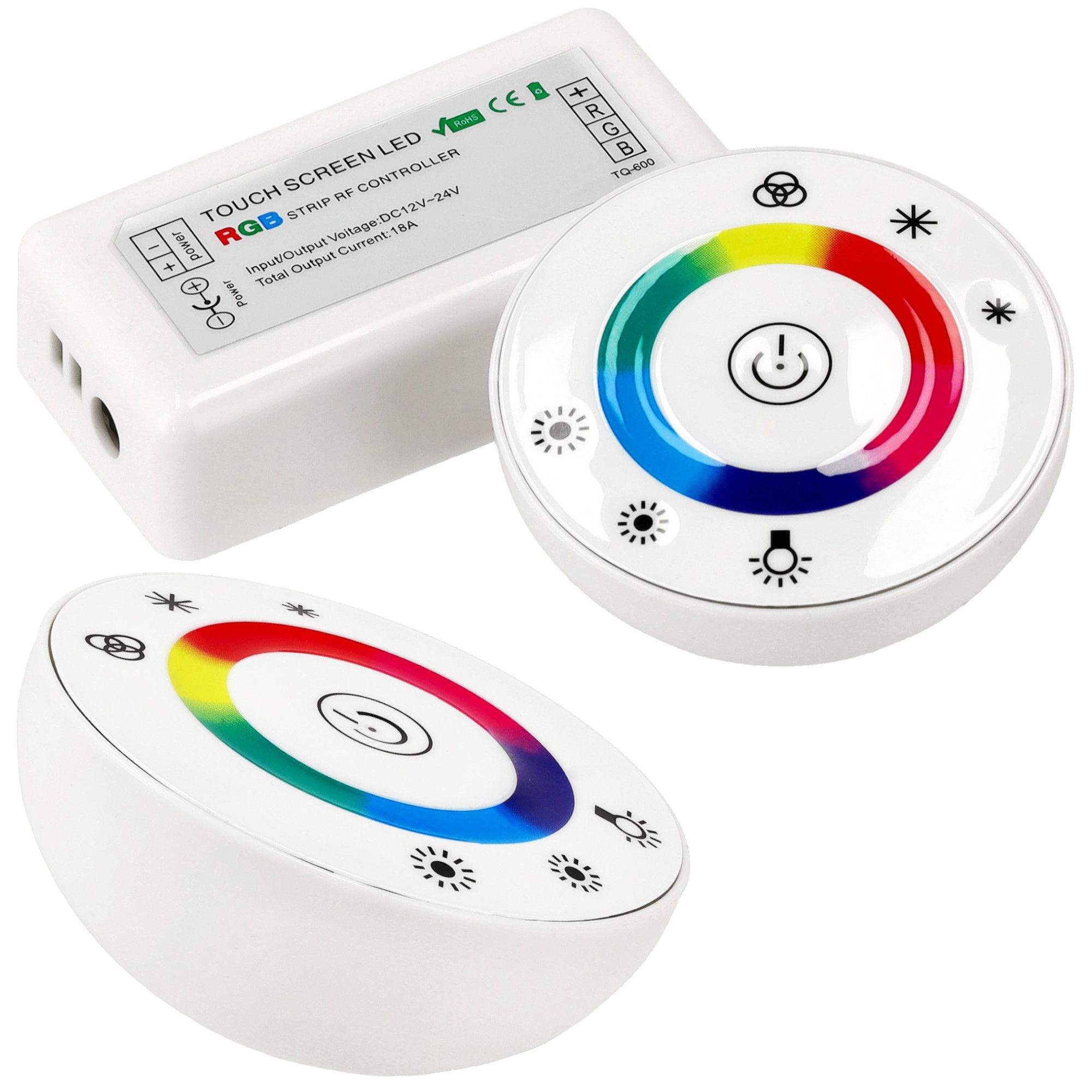 Valdiklio led juostos rgb smart tuya 5-24v 6a dc programėlė mobilus