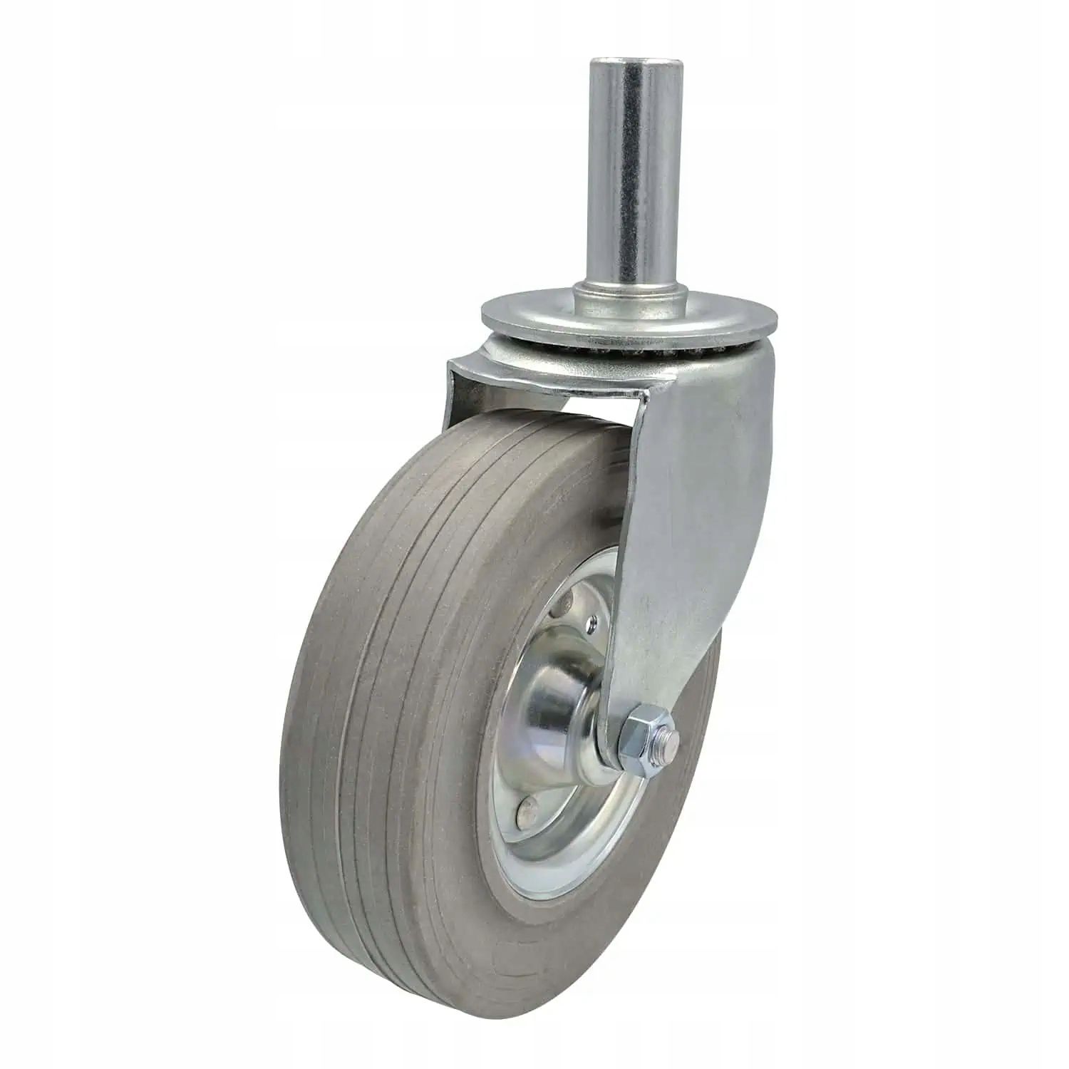  Kolo pelēks ķermenī ar kātu fi 125mm 80kg (fi24)