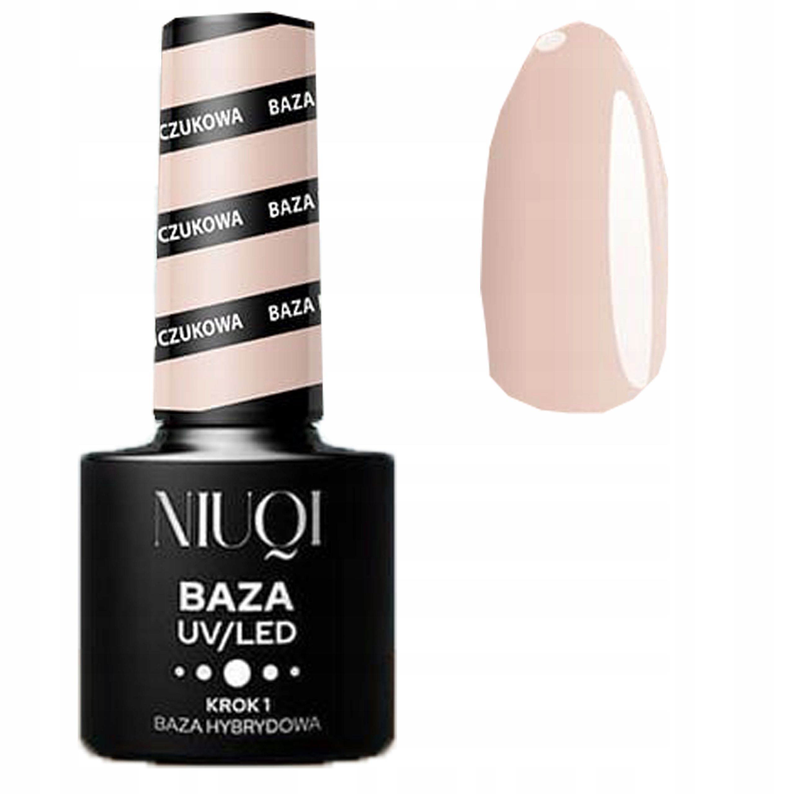  Niuqi gumová základňa na nechty peach 5ml hybridný