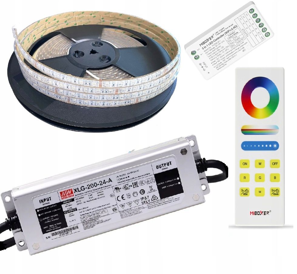  30m garnitur beleuchtung fassaden garten led rgb schutzart ip68 24v wasserdicht