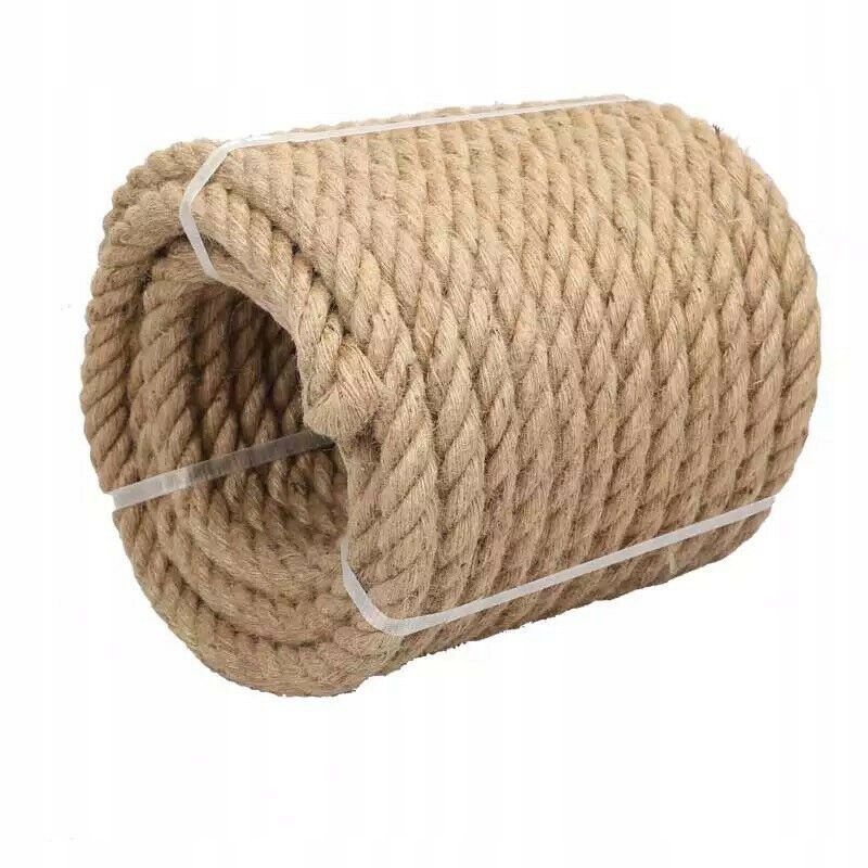  Džiuto virvė 40mm / 20m buriavimo dekoratyvinė džiutas